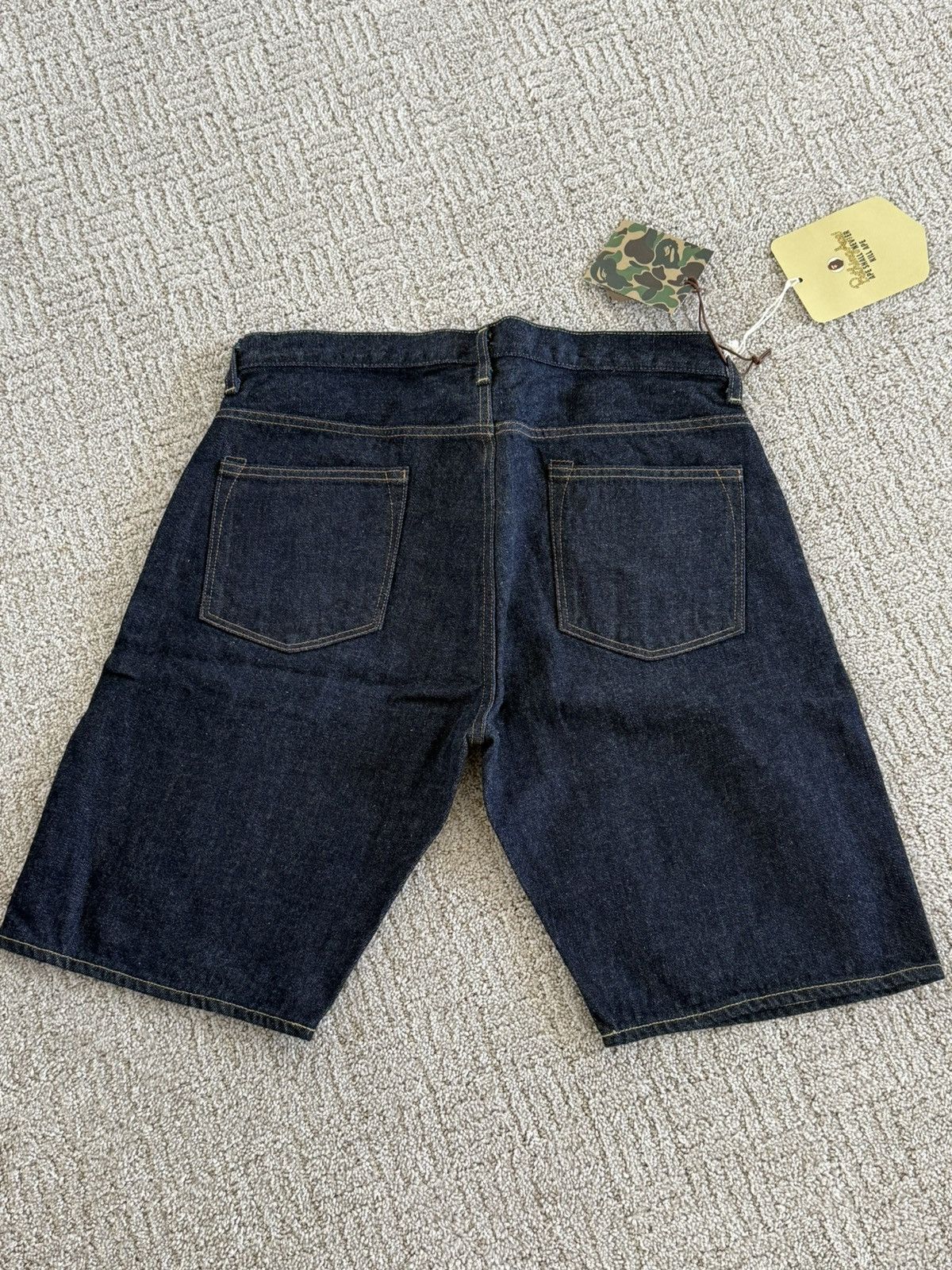 Bape Bape Denim Shorts Size US 30 / EU 46 - 2 Thumbnail