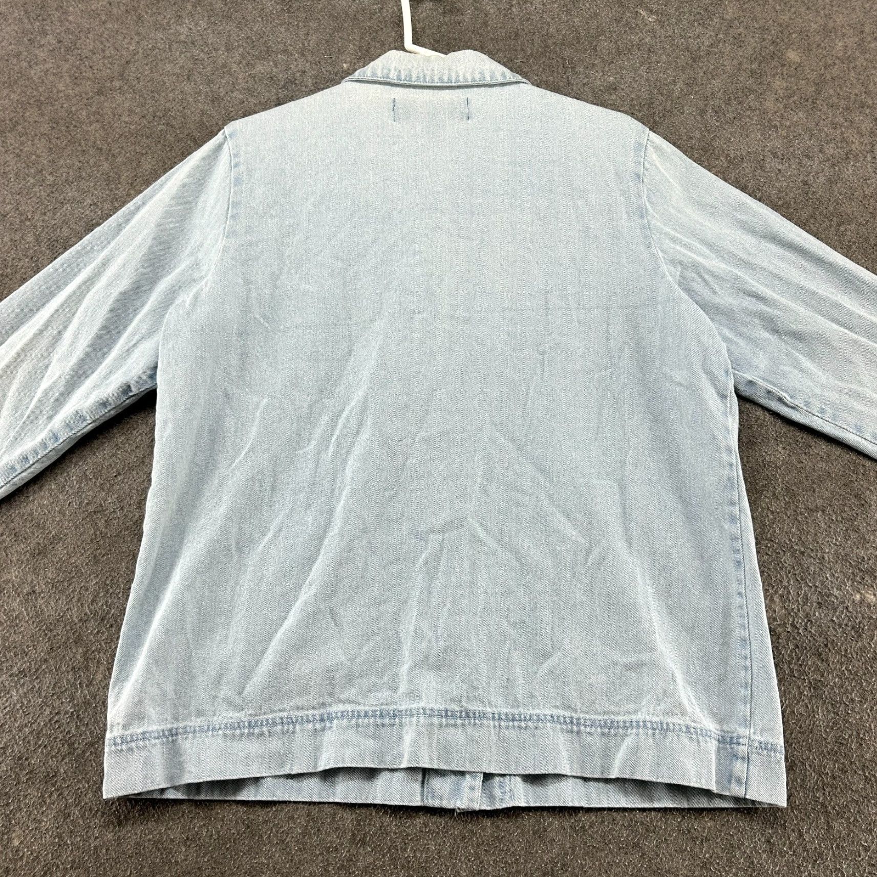 Vintage **VINTAGE NY Classics 90s Floral Embroidered Women's Jacket L Blue** User: VINTAGE NY Classics 90s Floral Embroidered Women's Jacket L Blue Size L / US 10 / IT 46 - 5 Thumbnail