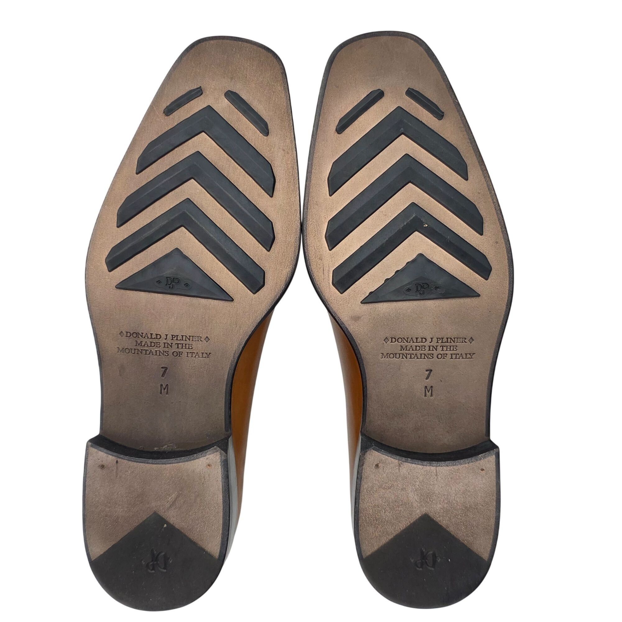 Donald Pliner NEW Donald J. Pliner Italy Wholecut Tan Calf Leather Derby Size US 7 / EU 40 - 3 Thumbnail
