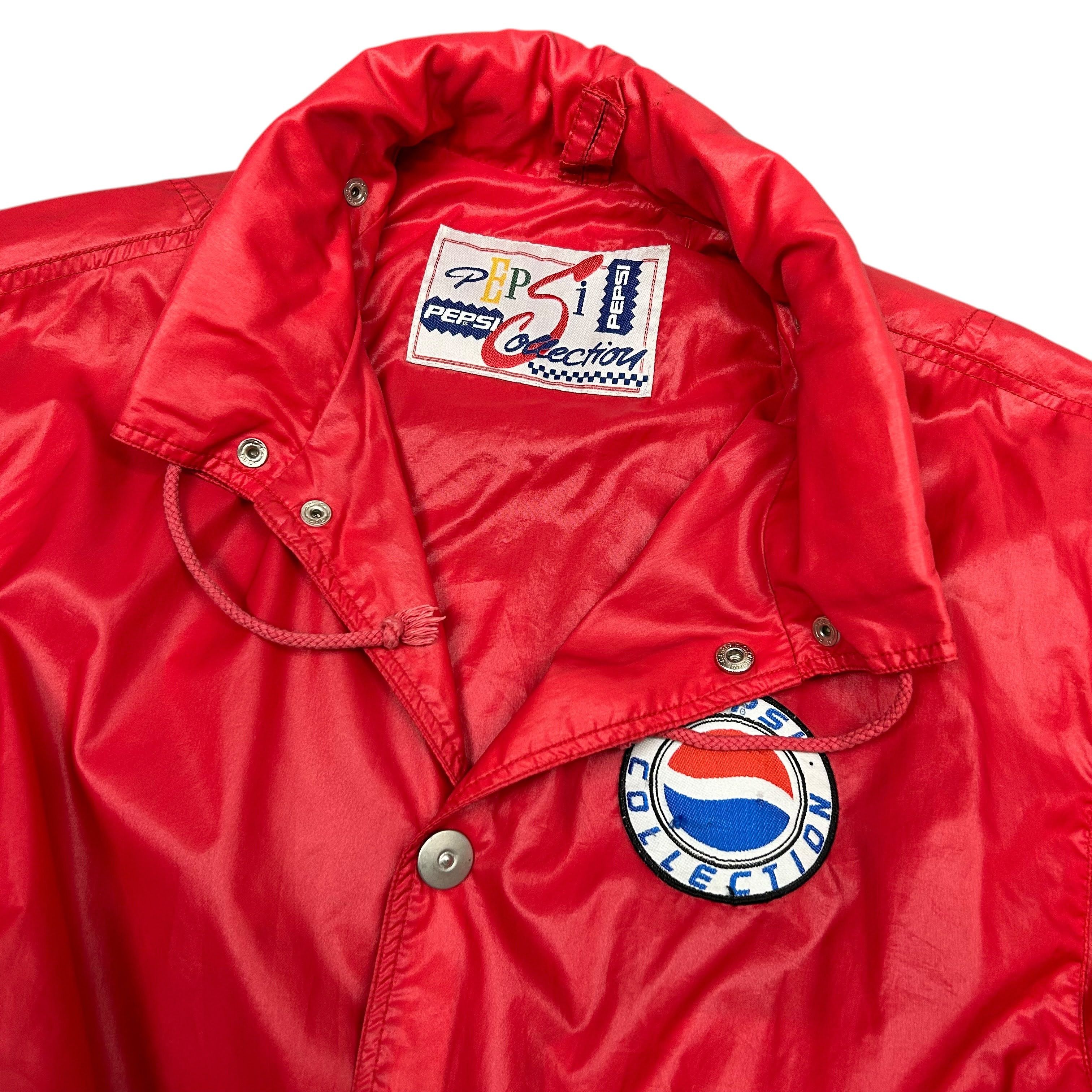 Pepsi × Vintage Vintage Pepsi Windbreaker Snap Jacket Red Spellout Size S Size US S / EU 44-46 / 1 - 3 Thumbnail