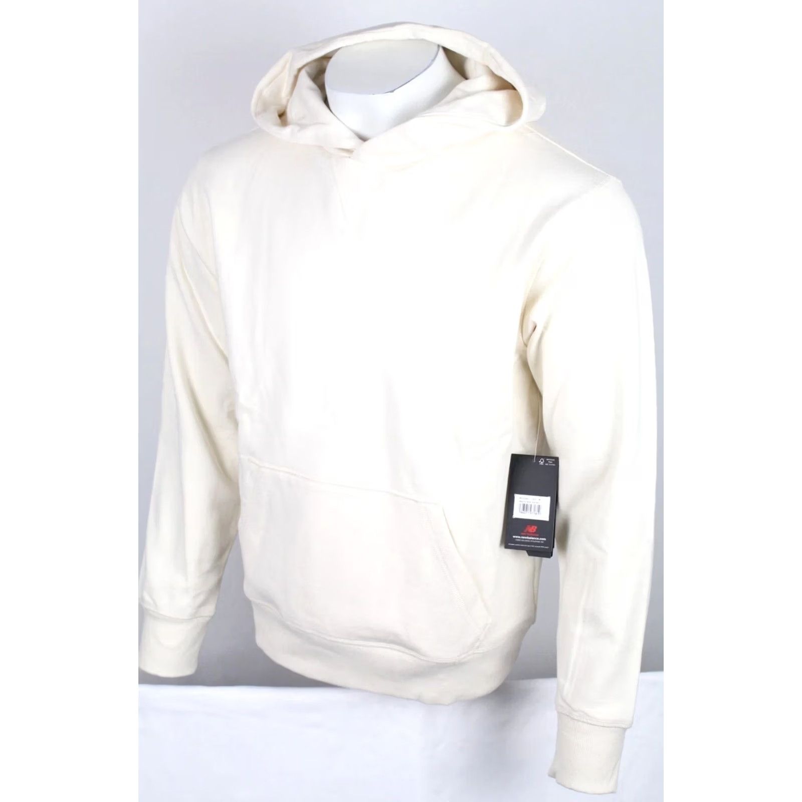 New Balance New Balance Mens Hoodie NB Athletics Nature State S Embroidered Greige MT23565 Size US S / EU 44-46 / 1 - 5 Thumbnail