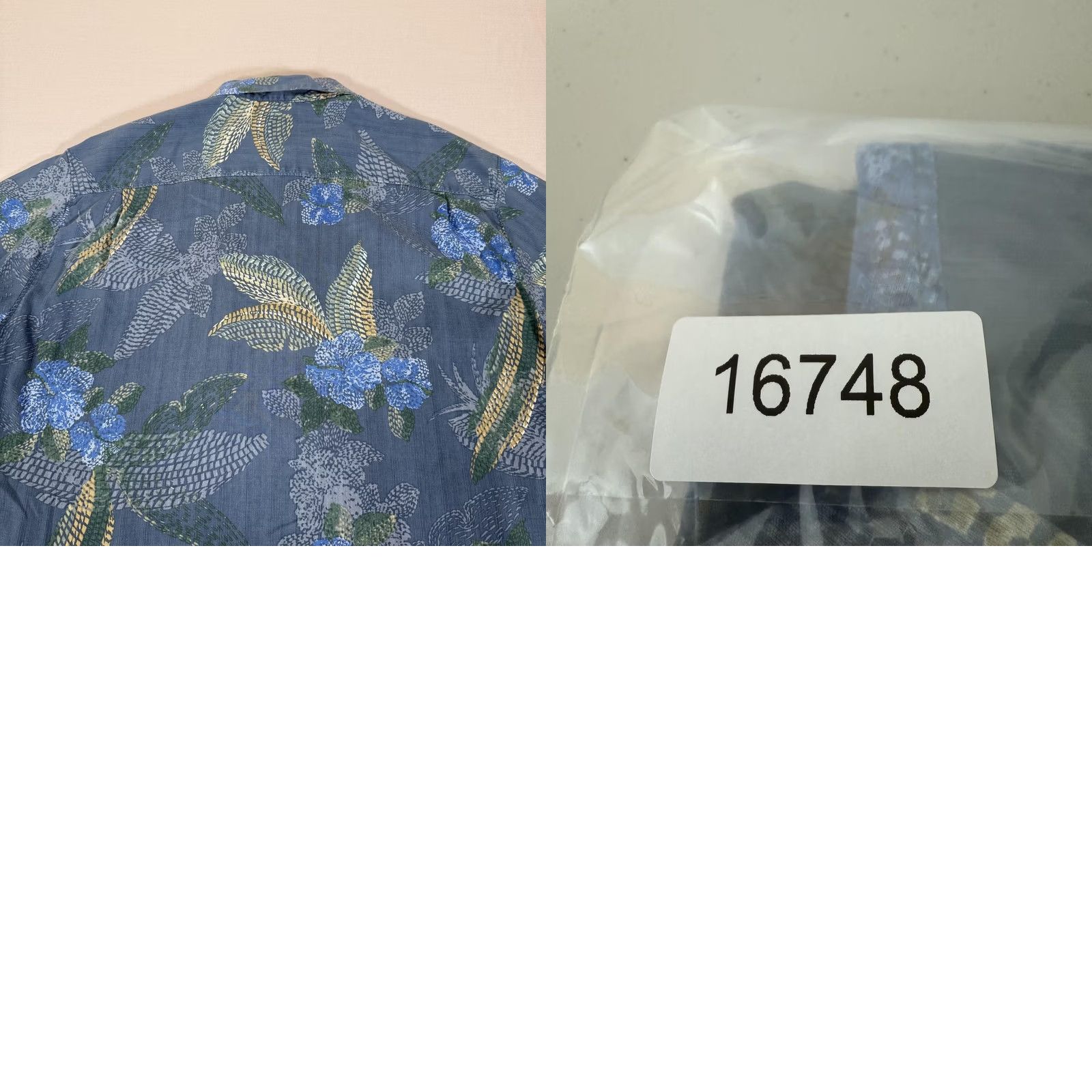 Tommy Bahama Tommy Bahama Shirt Mens XL Blue Floral Hawaiian Silk Button Up Ocean Beach Shirt Size US XL / EU 56 / 4 - 8 Thumbnail