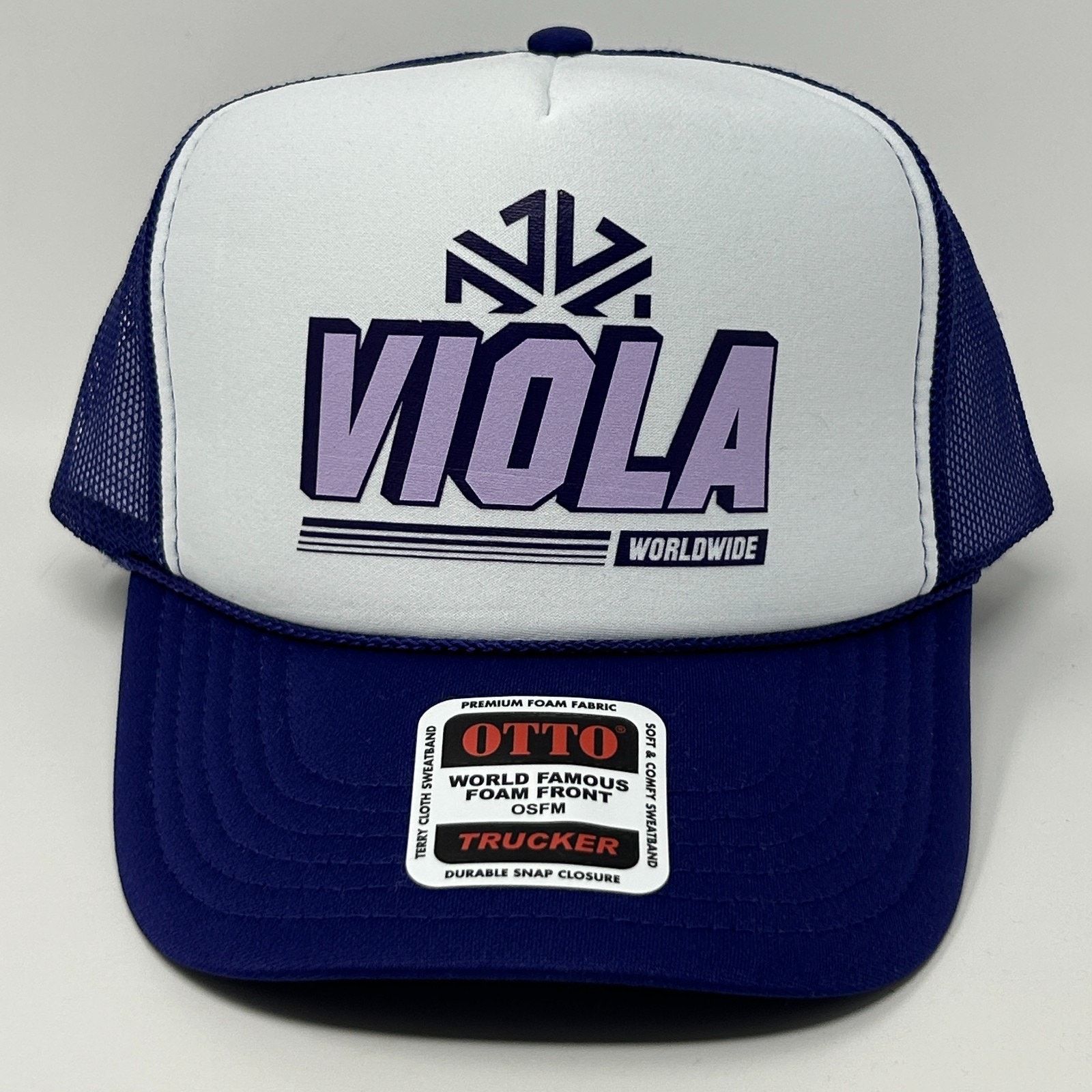Otto Viola Brands Worldwide Trucker Hat Cap Purple Cannabis Weed Size ONE SIZE - 9 Thumbnail
