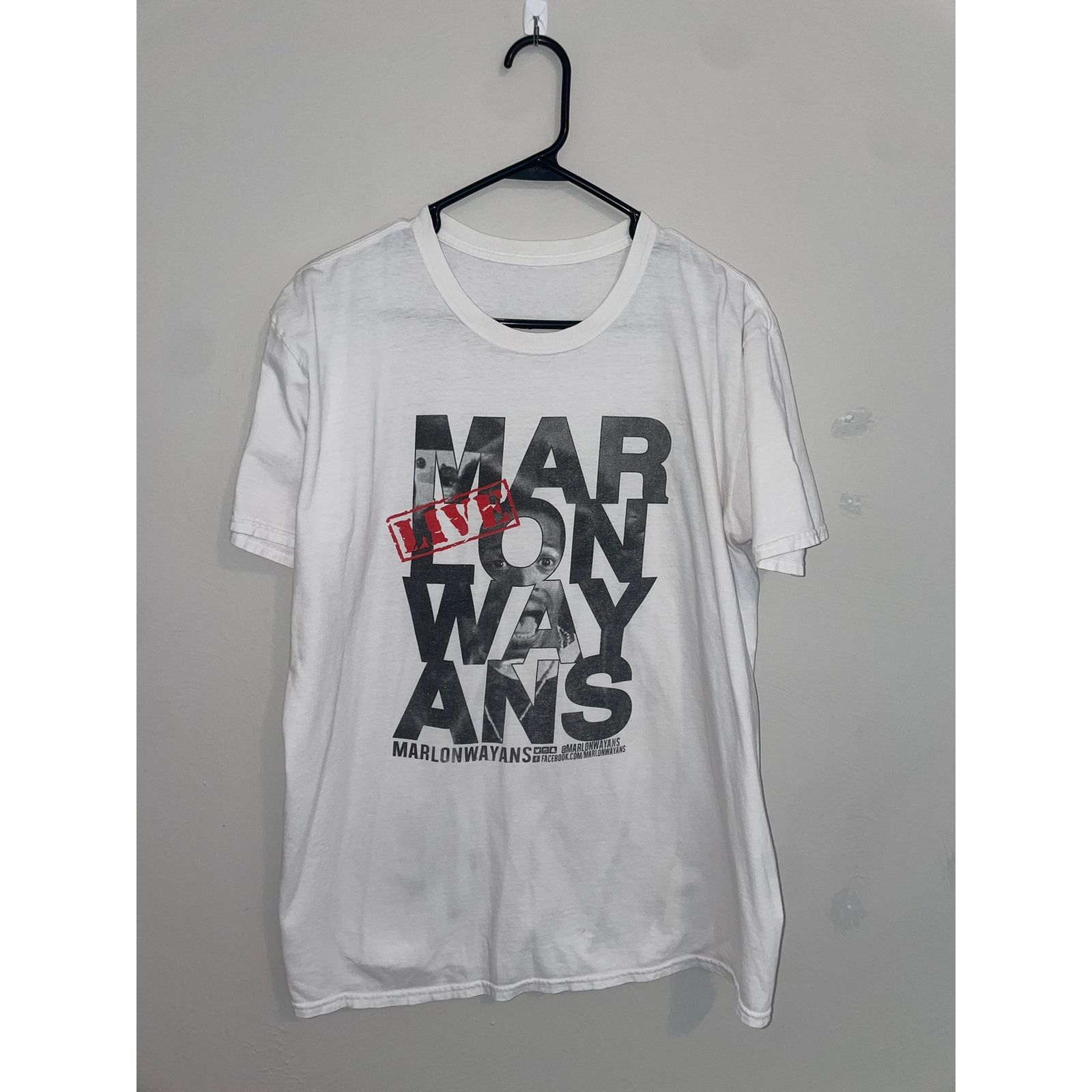 Vintage Marlon Wayans Shirt Comedy Tour Live Graphic White Tee XL Size US XL / EU 56 / 4 - 1 Thumbnail