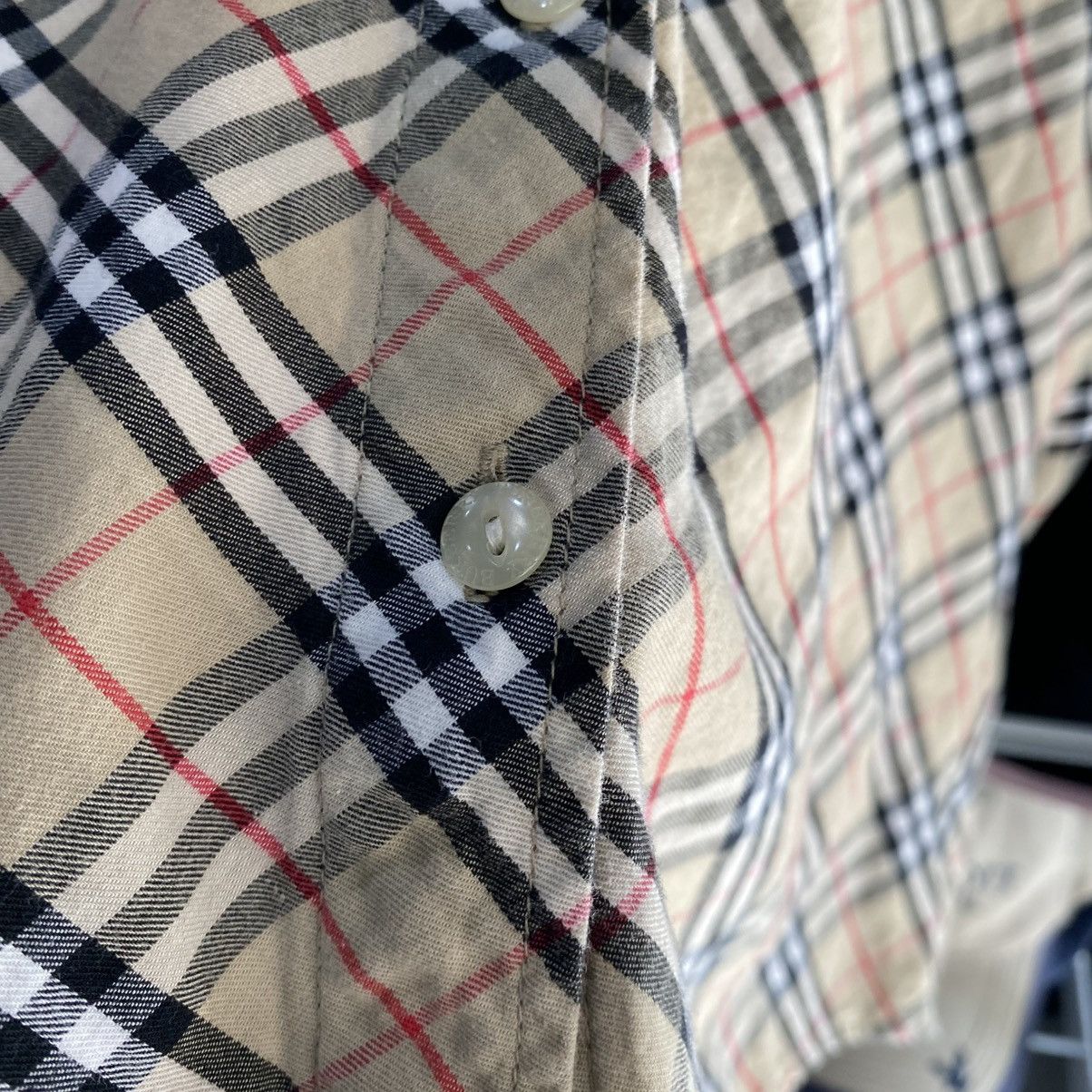 Burberry × Vintage Vintage Burberry Nova Check Shirt Size S / US 4 / IT 40 - 6 Thumbnail