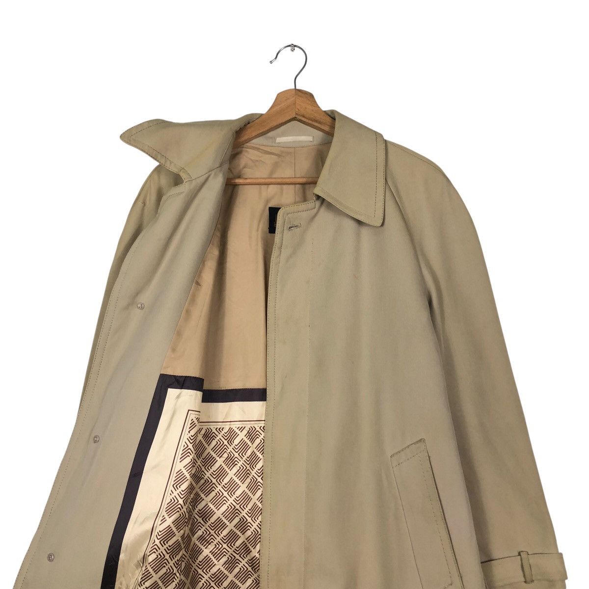 Japanese Brand × Lanvin 📌Vintage Long Jacket Lanvin Paris Double Breast Size US M / EU 48-50 / 2 - 13 Thumbnail