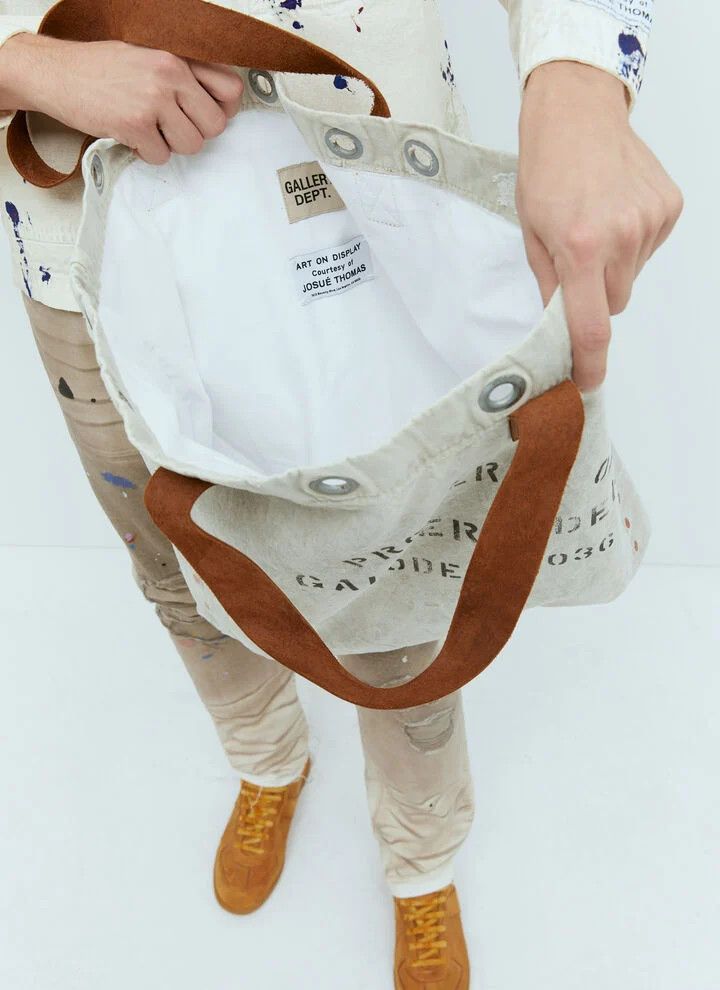 Gallery Dept. o1mle0226 Size: OS / Tool Tote Bag in Neutrals Size ONE SIZE - 6 Thumbnail