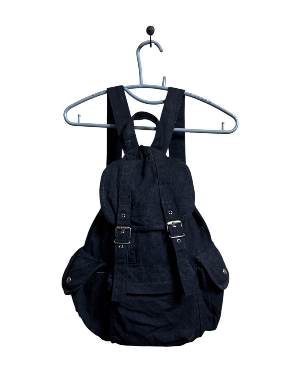 Japanese Brand Bagpack Canvas Black Japanese Brand Size ONE SIZE - 1 Thumbnail