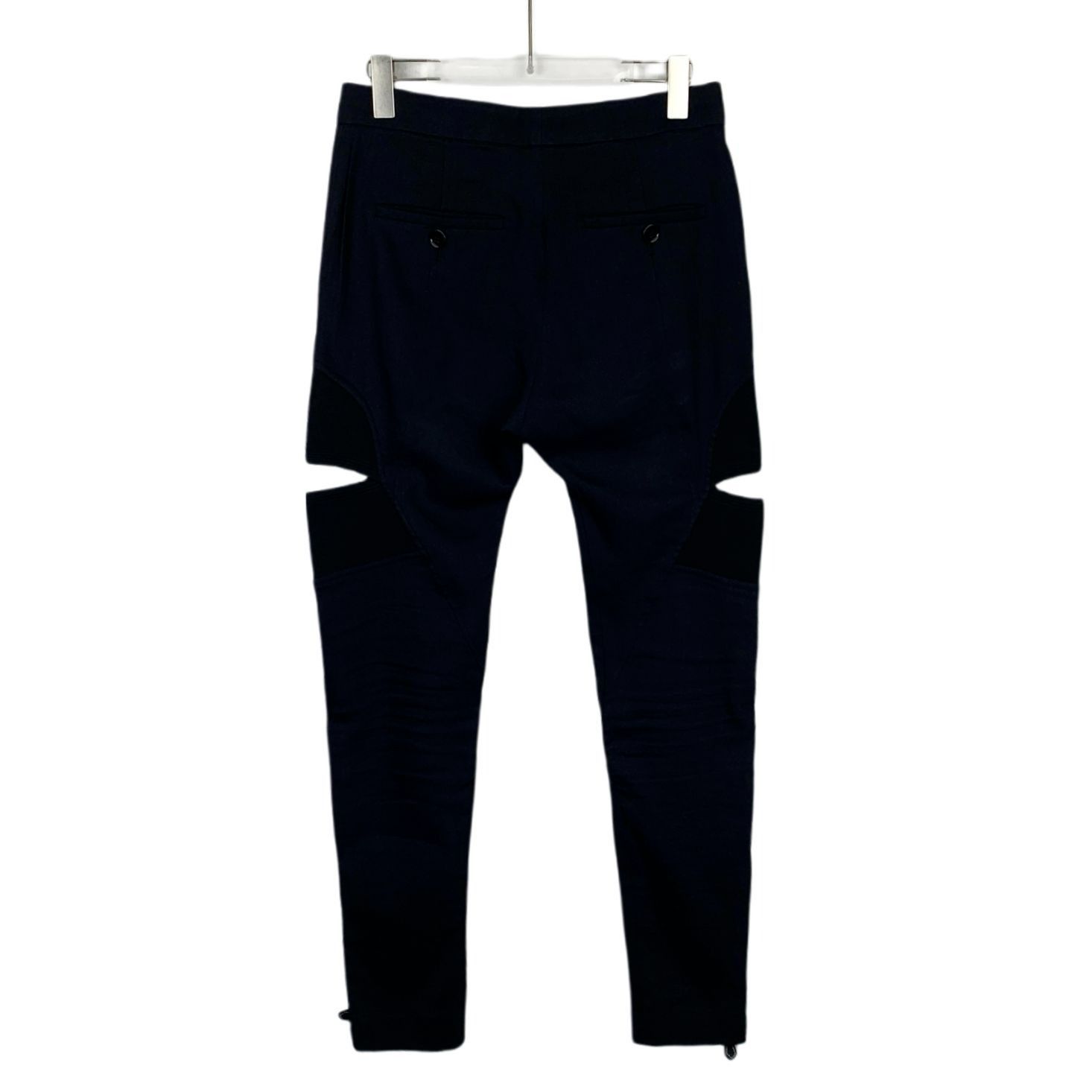 Burberry Burberry Black Irregular Cut Zipper Casual Pants Size M Made Size 40" / US 18 - 7 Thumbnail