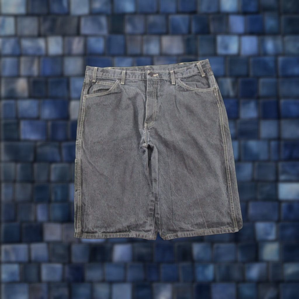 Dickies VINTAGE Dickies Bermuda Black Denim Shorts 38 Men Baggy 5-Pocket Relaxed 38in Waist Casual Workwear Summer Size US 38 / EU 54 - 1 Thumbnail
