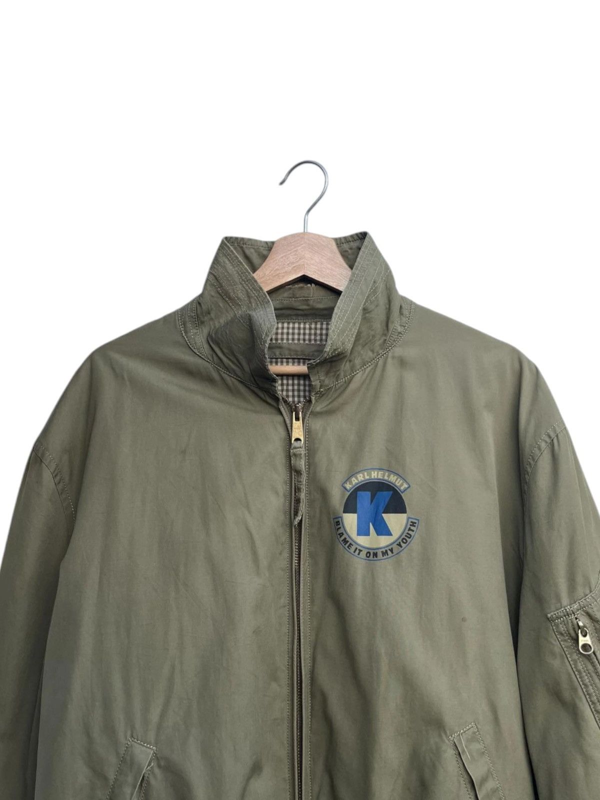 Japanese Brand × Karl Helmut × Vintage Vintage Karl Helmut Flight Jacket Size US L / EU 52-54 / 3 - 7 Thumbnail