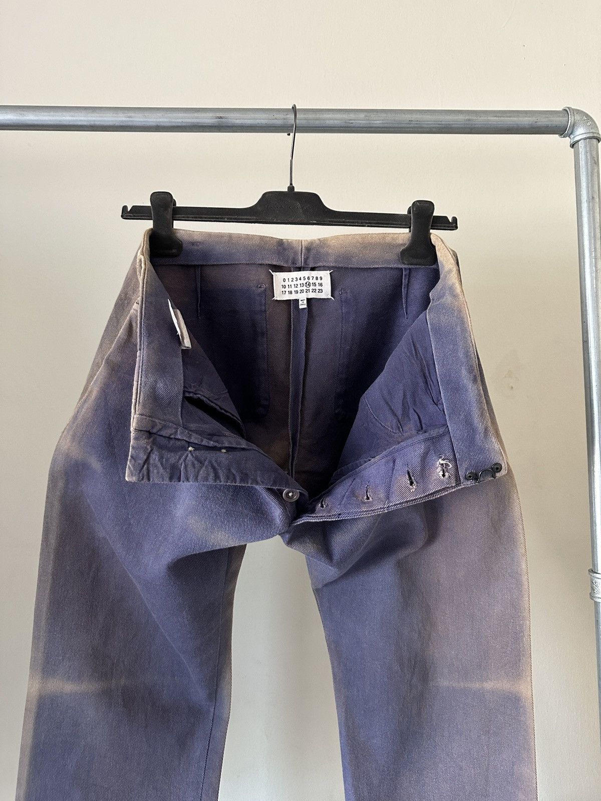 Maison Margiela SS2014 Maison Margiela Blue Sun Faded Pant Size US 32 / EU 48 - 7 Thumbnail