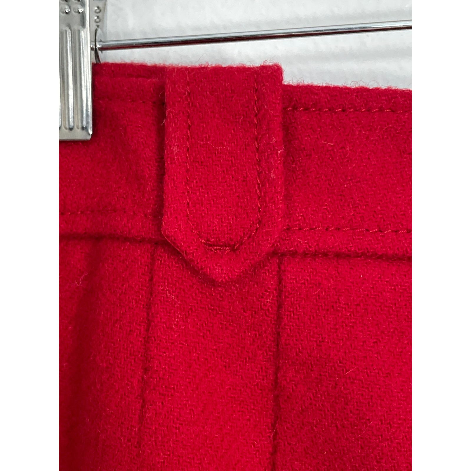 Other Talbots Wool Blend Chic Mini Skirt Women's 12 Red Size 34" / US 12 / IT 48 - 3 Thumbnail