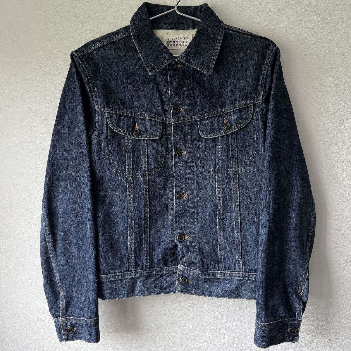 Maison Margiela AW2001 Martin Margiela Raw Denim Jeans Jacket Size US S / EU 44-46 / 1 - 1 Thumbnail