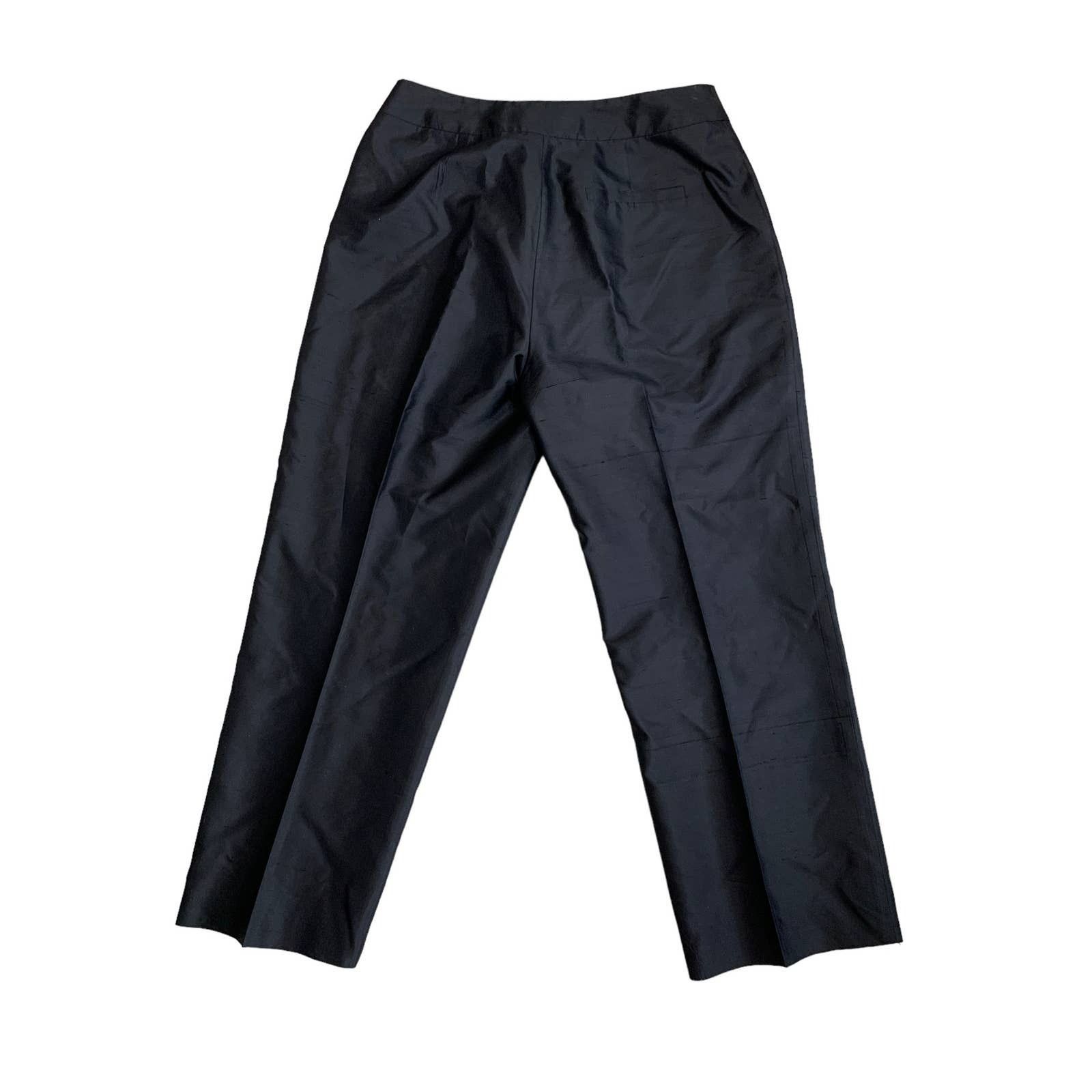 Willi Smith Willi Smith Silk Dress Pants Hi-Rise Black Lining women's 10 Size 32" / US 10 / IT 46 - 1 Thumbnail