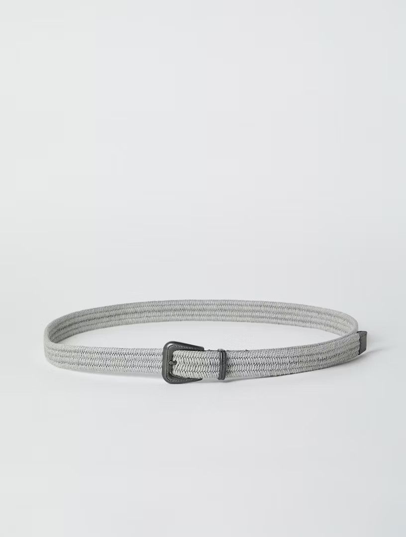 Brunello Cucinelli o1la1rc1a0425 Size: OS/Belt in Light Grey Size ONE SIZE - 1 Thumbnail