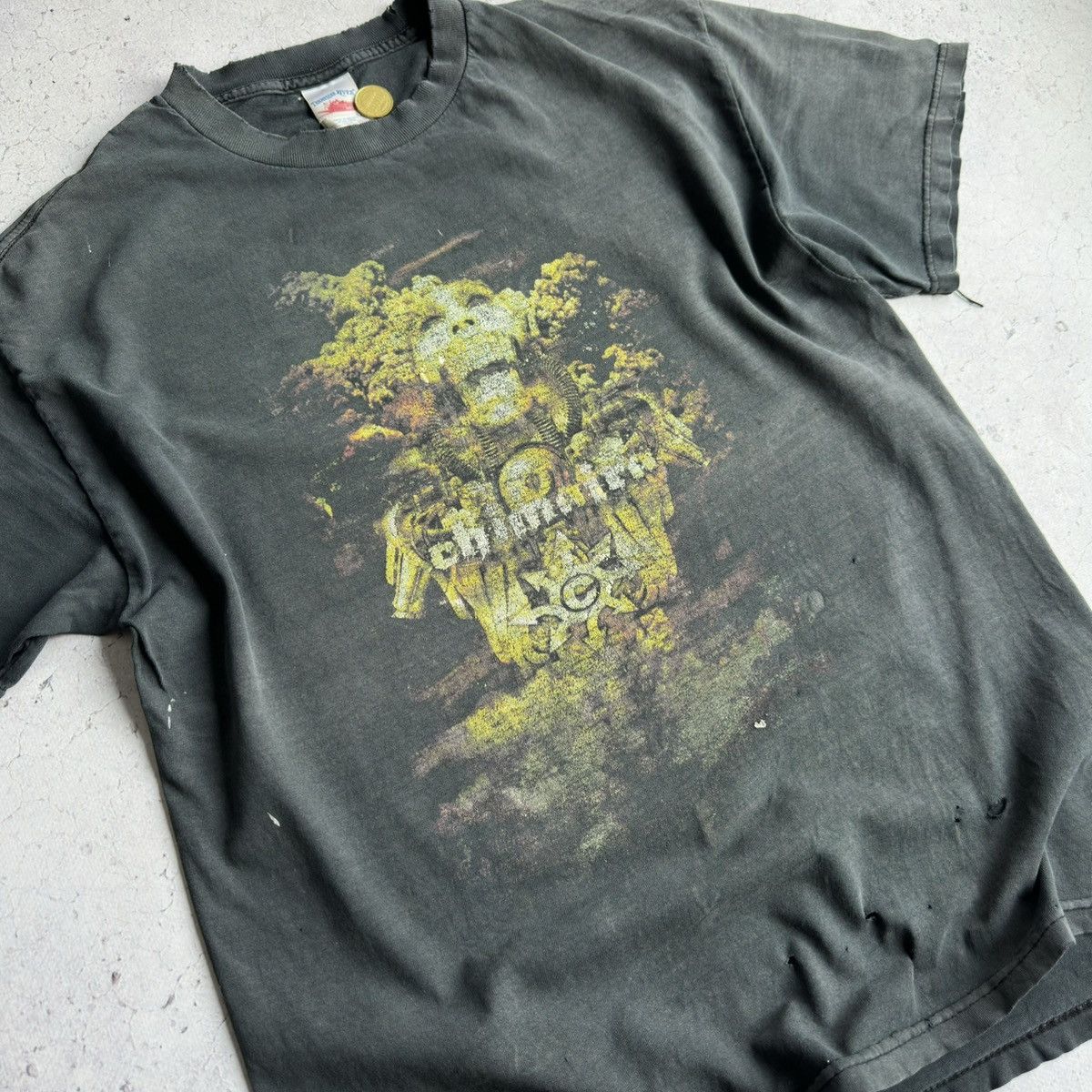 Band Tees Vintage 2000’s Chimaira Black Heavy Metal Faded Tee Size US L / EU 52-54 / 3 - 4 Thumbnail