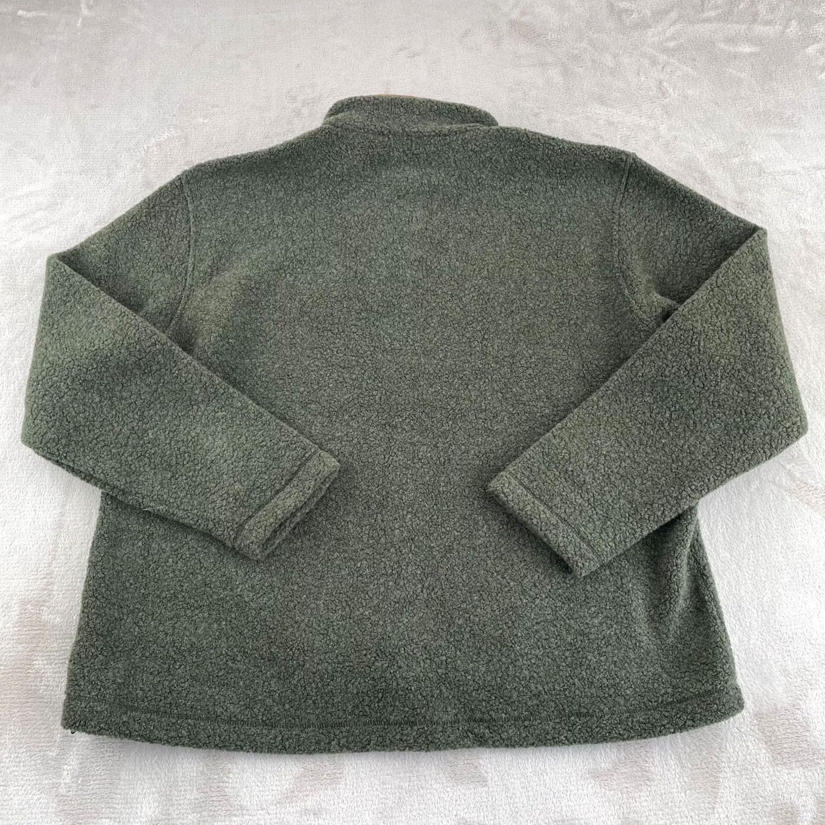 Orvis Orvis Pullover Sweater Men 2XL Green Wool Sherpa Pockets NWT Snap Neck Mock Neck Classic Outdoor Performance (All Seasons) Size US XXL / EU 58 / 5 - 4 Thumbnail