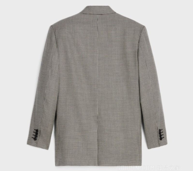 Celine o1w1db10125 2V79J661T Cashmere Wool Boxy Jacket in Grey Size US XL / EU 56 / 4 - 2 Thumbnail
