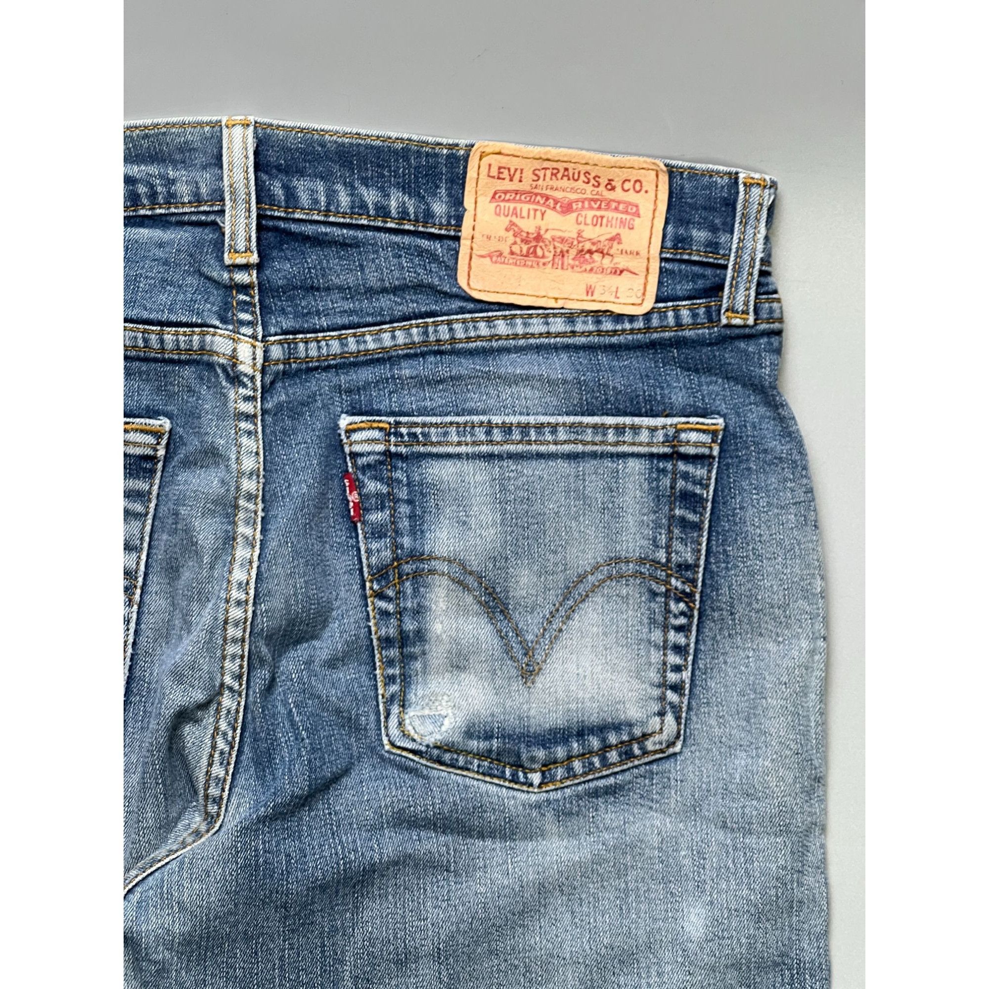 Levi's Levi’s 751 Distressed Denim Jeans Pants (Y1054) Size US 34 / EU 50 - 12 Thumbnail
