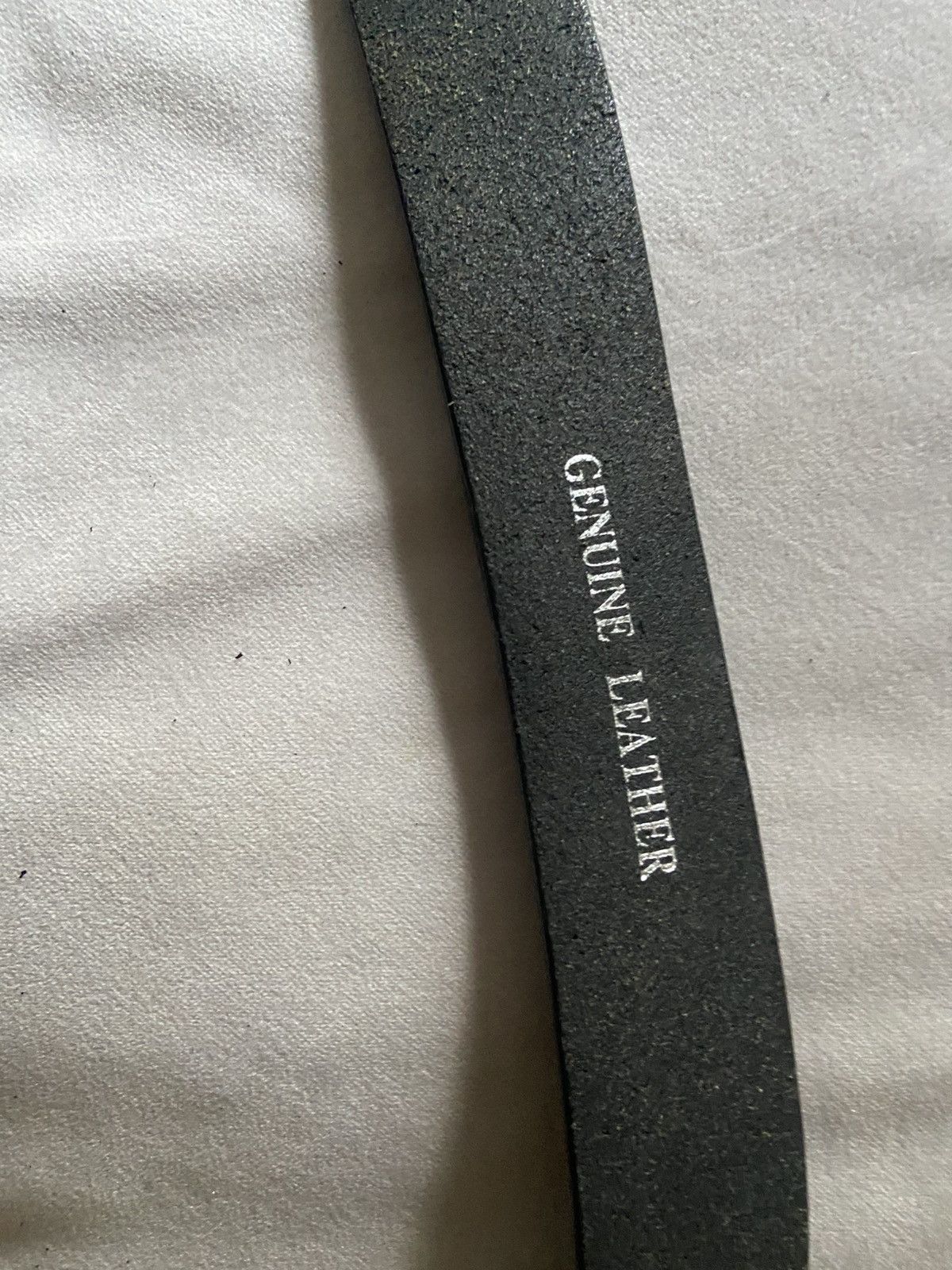 Hugo Boss Black Boss Genuine Leather belt with silver tone buckle Size 38 - 5 Thumbnail
