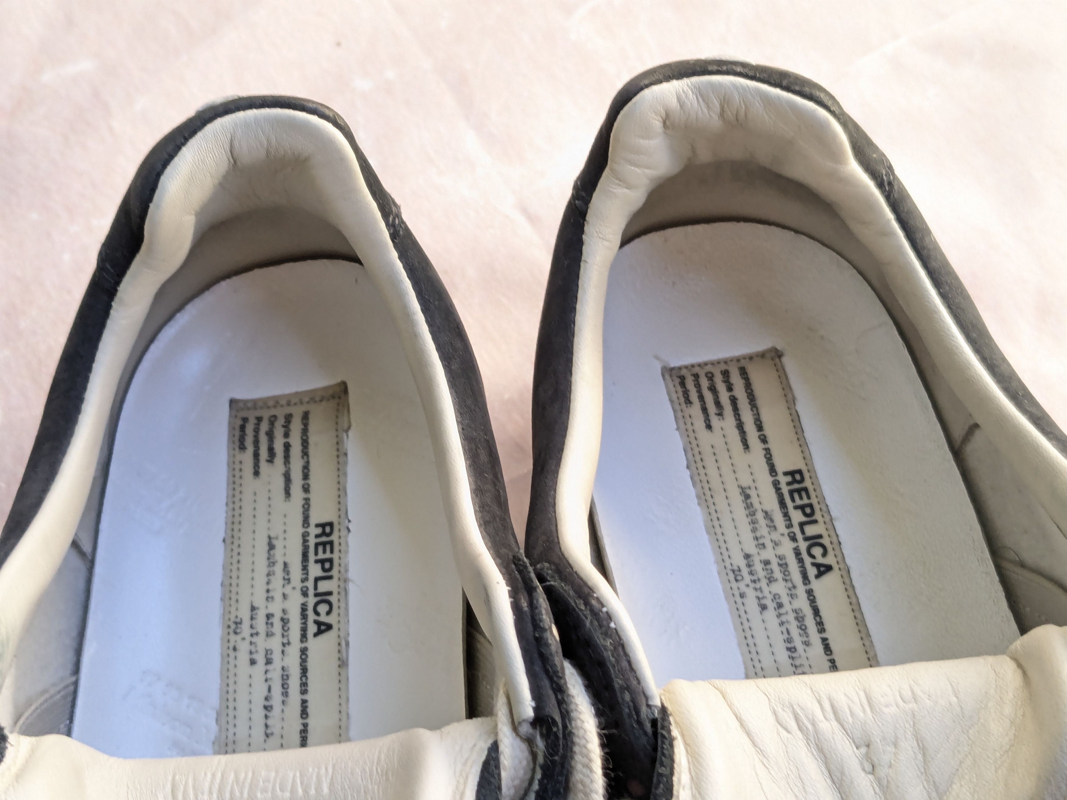 Maison Margiela Maison Margiela GAT Replica Black Paint Splatter 9 42 Low Size US 9 / EU 42 - 4 Thumbnail