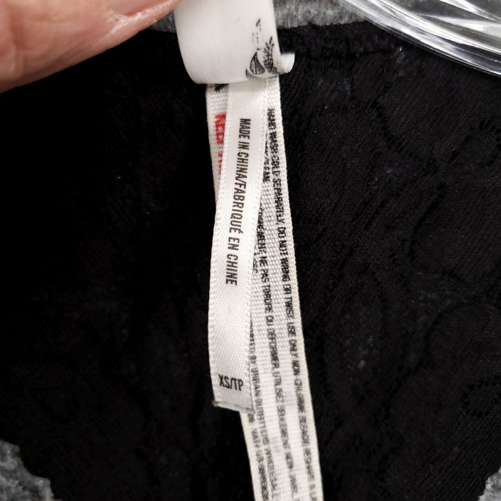 Free People Free People Bra Womens XS Black Galloon Bralette Floral Lace Racerback Wireless XS Black Lace Bralette Womens Vintage? (Adapted) Size ONE SIZE - 5 Thumbnail