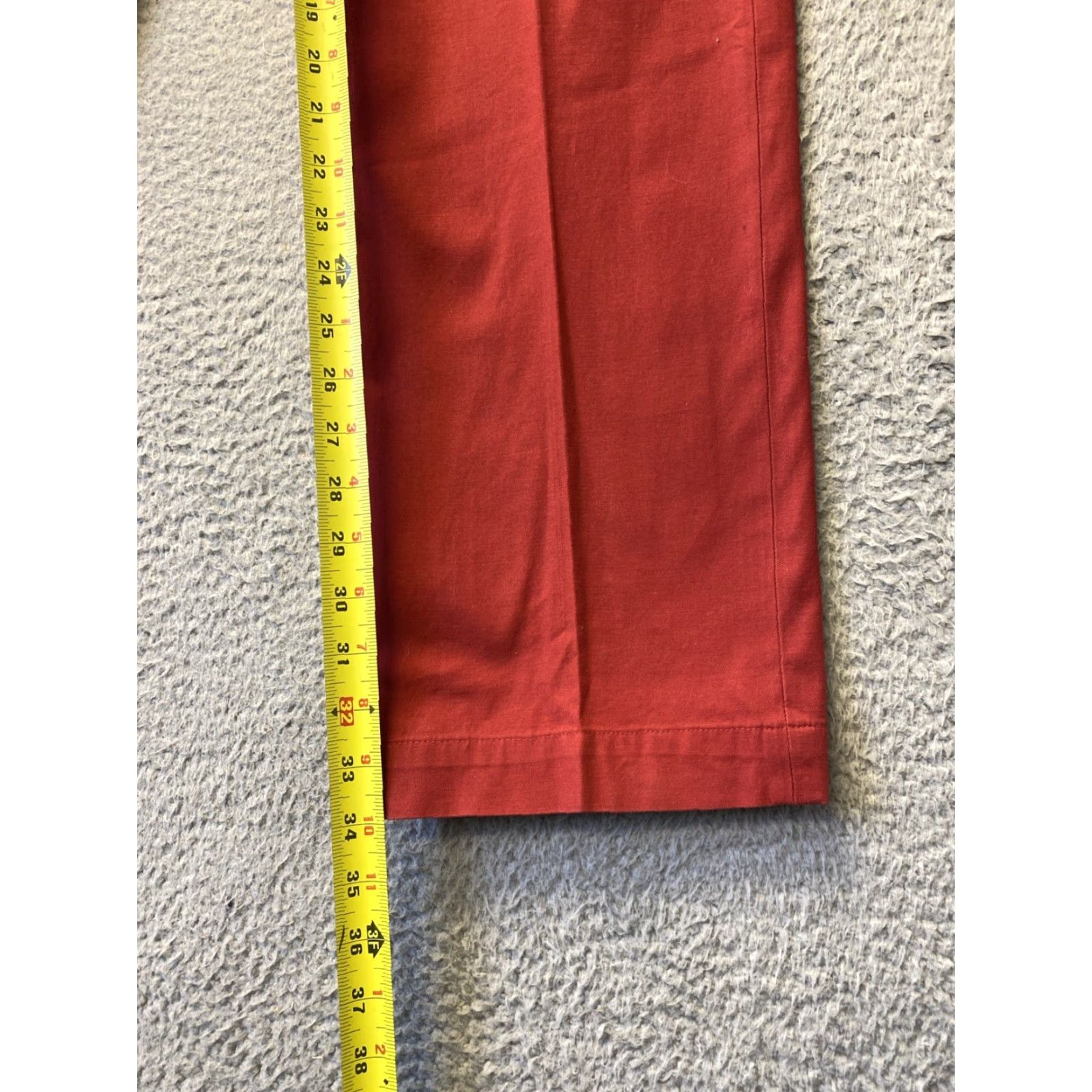 Brooks Brothers Brooks Brothers Pants Mens 36x34 Chino Dress Pants Red Wool Polyester Stretch Slim Straight Front Zipper 34 In Inseam Classic Regular Men Size US 36 / EU 52 - 4 Thumbnail