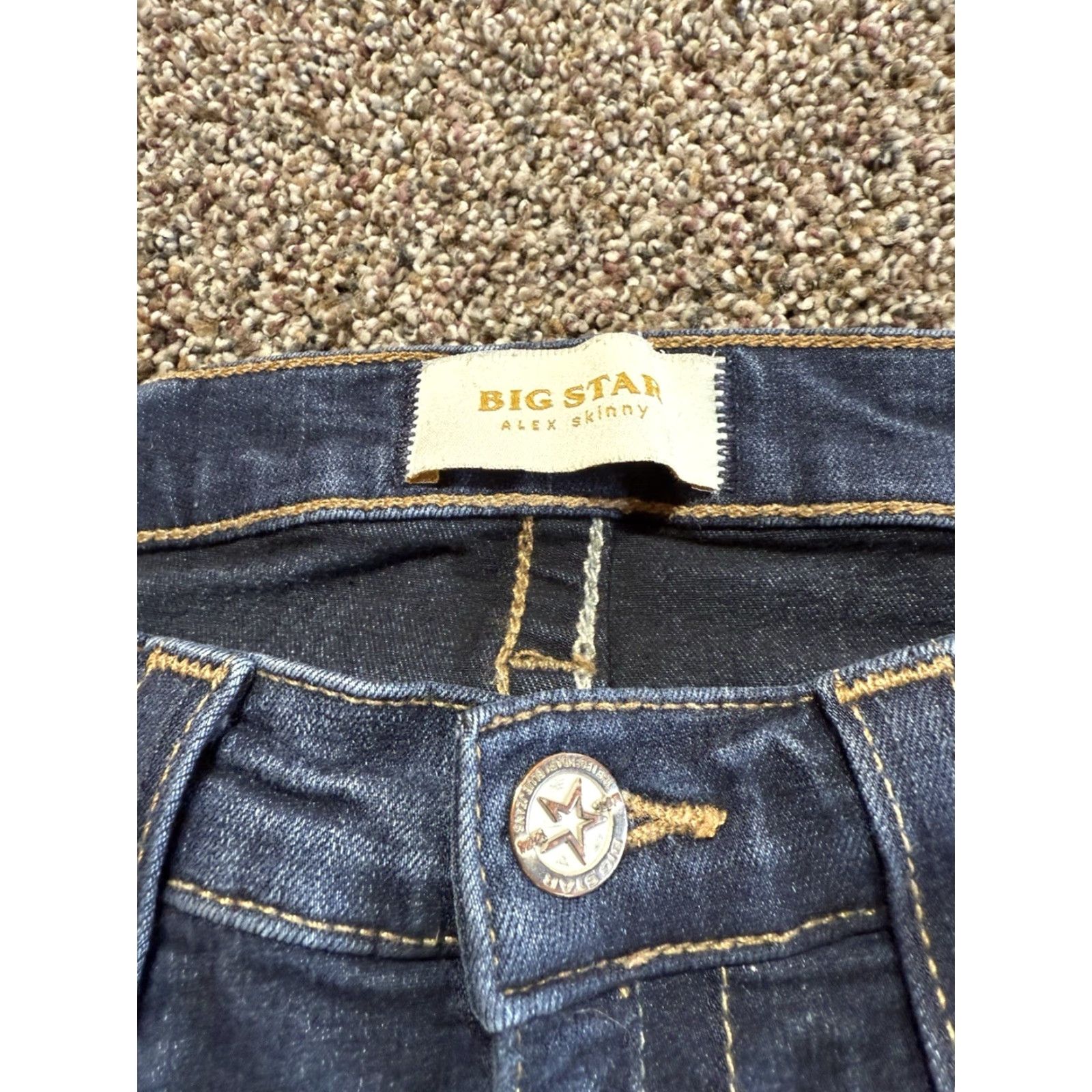 Denime BIG STAR Jeans Women's Size 29 Blue Denim Skinny Stretch 5-Pocket Design Size 29" - 4 Thumbnail