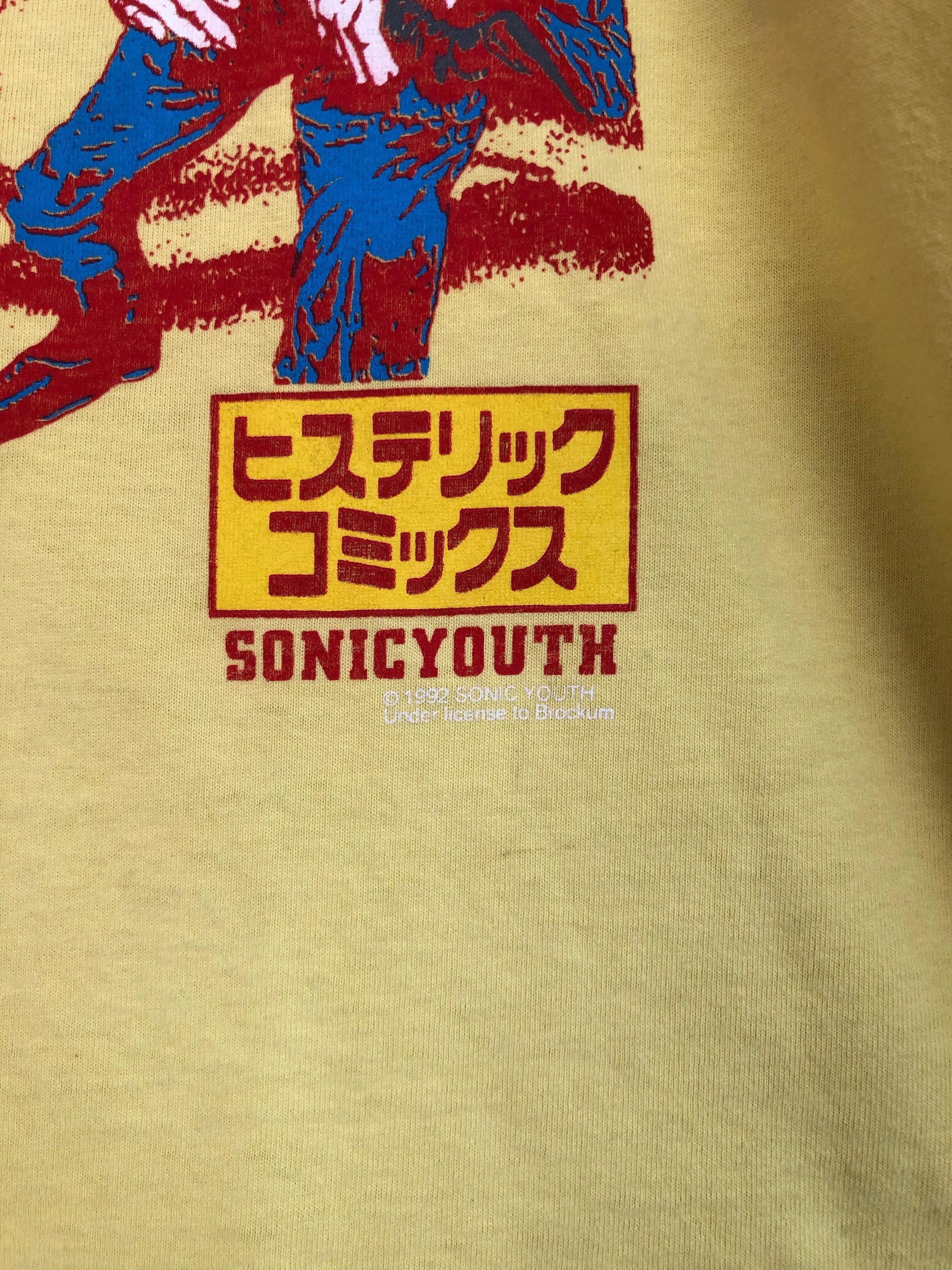 Band Tees × Vintage 🔥RARE🔥 SONIC YOUTH HYSTERIC GLAMOUR ASTRONAUT 1992 Size US L / EU 52-54 / 3 - 3 Thumbnail