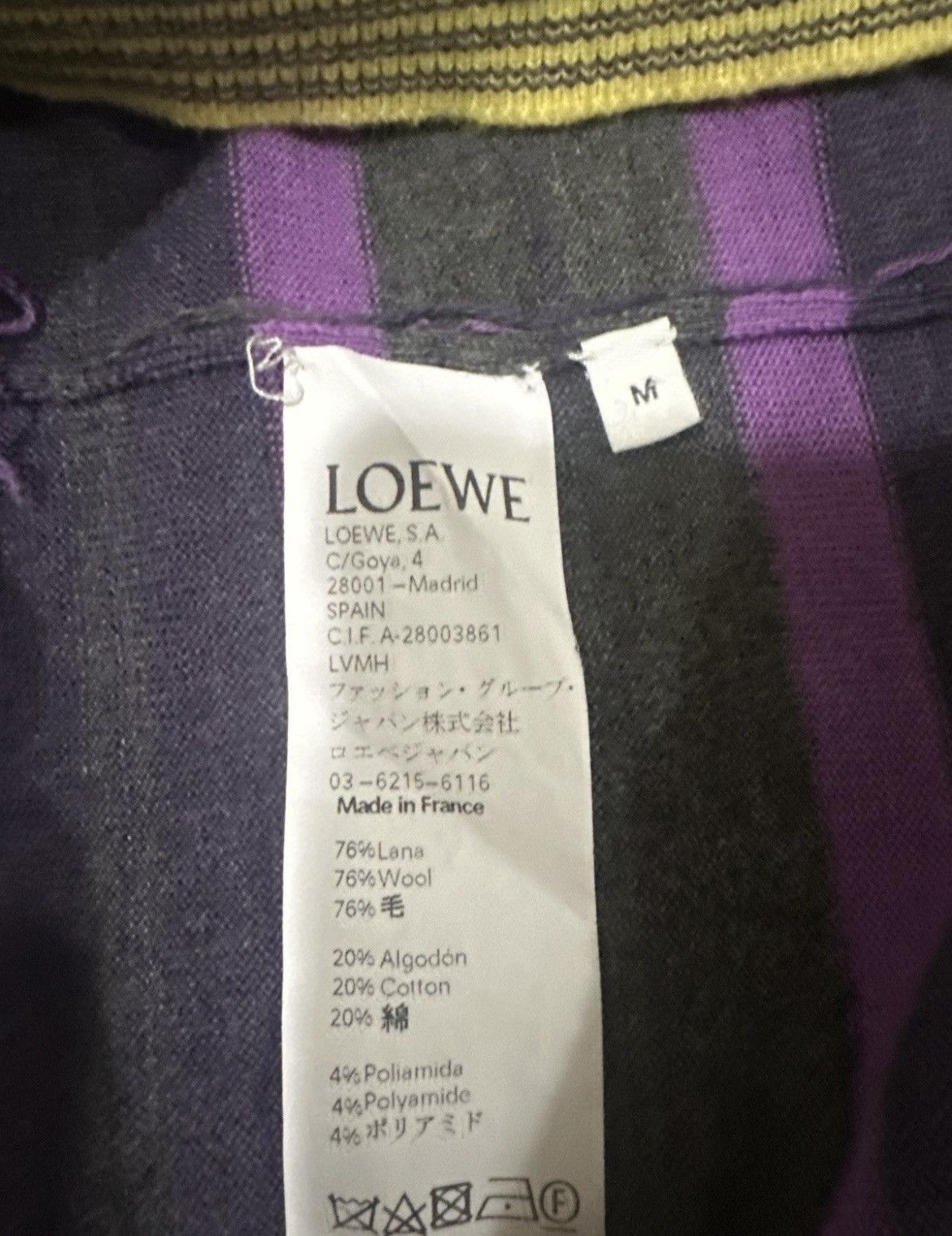 Loewe Multi colors stripes crewneck sweater Size US M / EU 48-50 / 2 - 8 Thumbnail