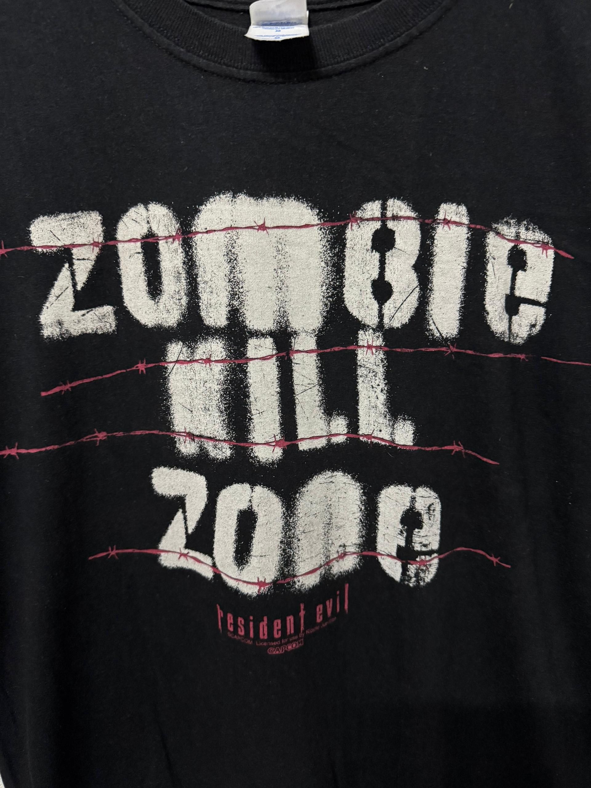 Vintage Vintage Resident Evil Zombie Kill Zoo Promo Horror Game Tee Size US M / EU 48-50 / 2 - 2 Thumbnail
