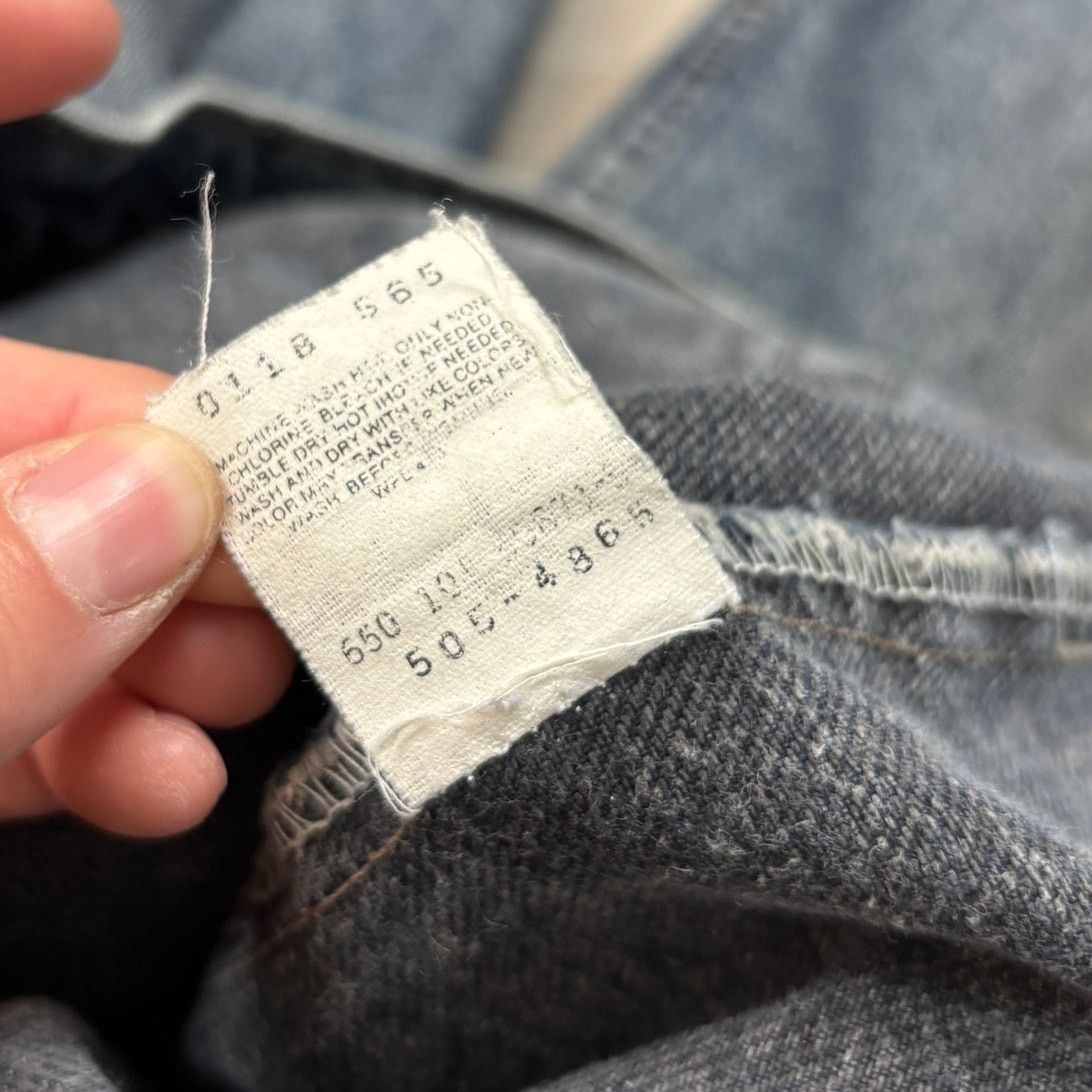 Levi's × Vintage Vintage 80s Levi's 505 Straight Leg Jeans 36x29 Made in USA Size US 36 / EU 52 - 7 Thumbnail