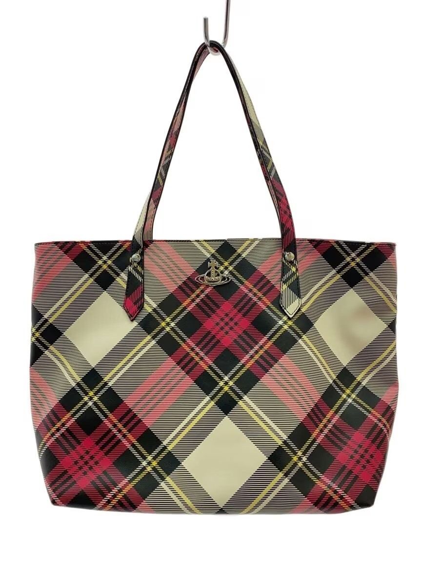 Vivienne Westwood 🐎 Checkered Orb Tote Bag Size ONE SIZE - 1 Thumbnail