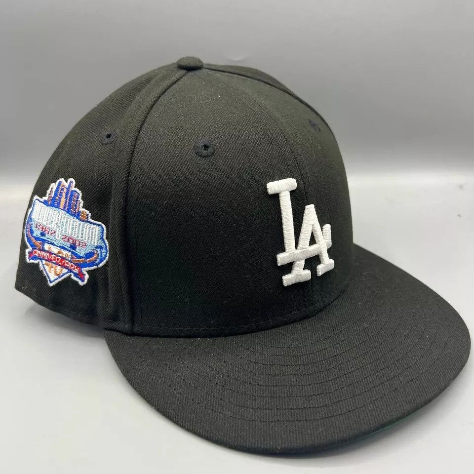New Era Los Angeles LA Dodgers Hat Men 8 59Fifty MLB Fitted Cap New Size ONE SIZE - 3 Thumbnail