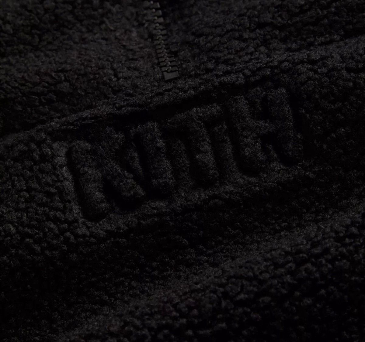 Kith Kith Bonded Sherpa Quarter Zip Hoodie in Black Men’s Size XL Size US XL / EU 56 / 4 - 4 Thumbnail