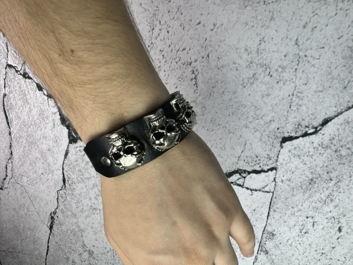 Other Punk Skeleton Skull metal Bracelet Size ONE SIZE - 5 Thumbnail