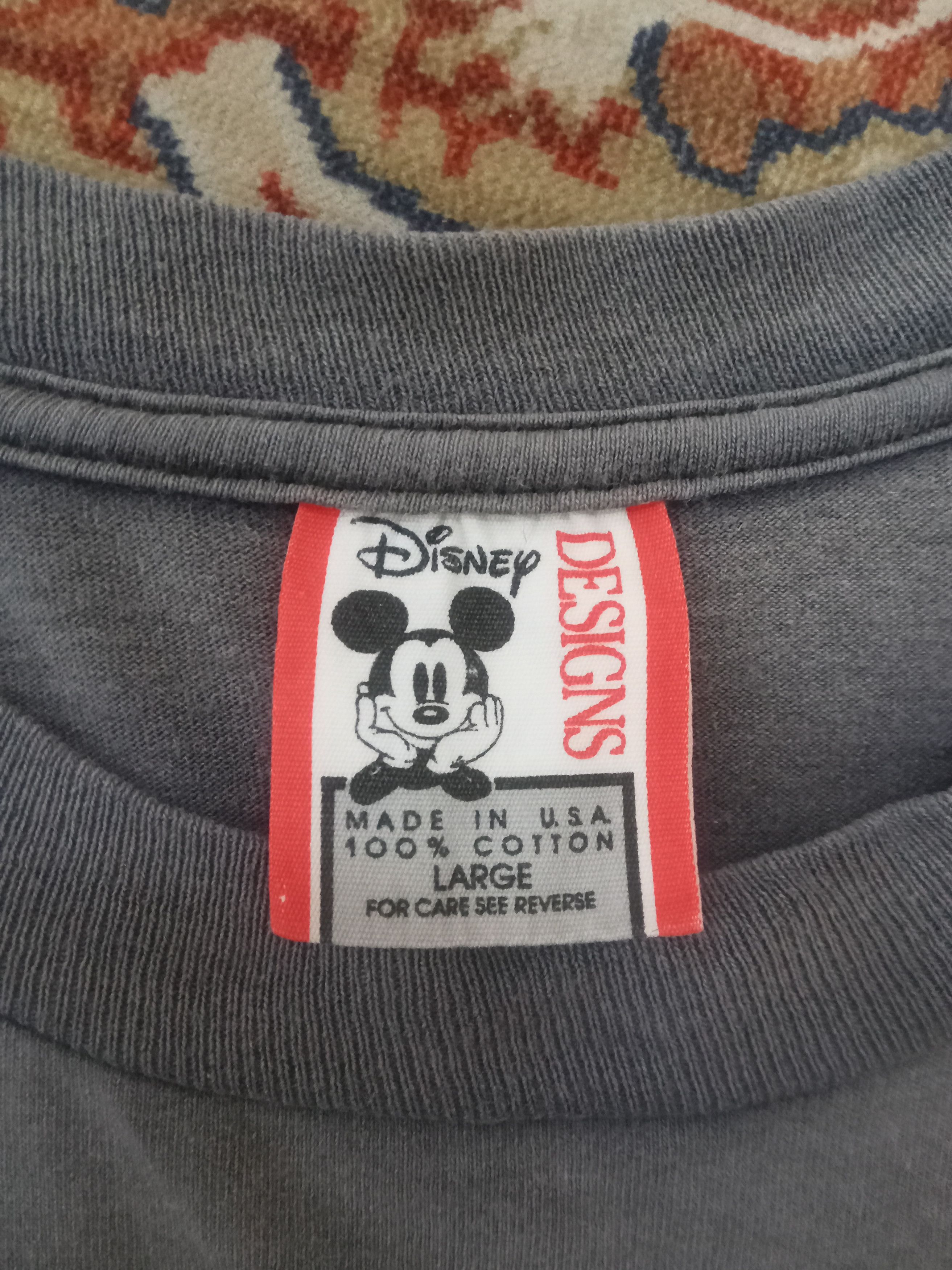 Mickey Mouse Vintage Mickey Disney Distressed Sun Faded T Shirt Size US L / EU 52-54 / 3 - 3 Thumbnail