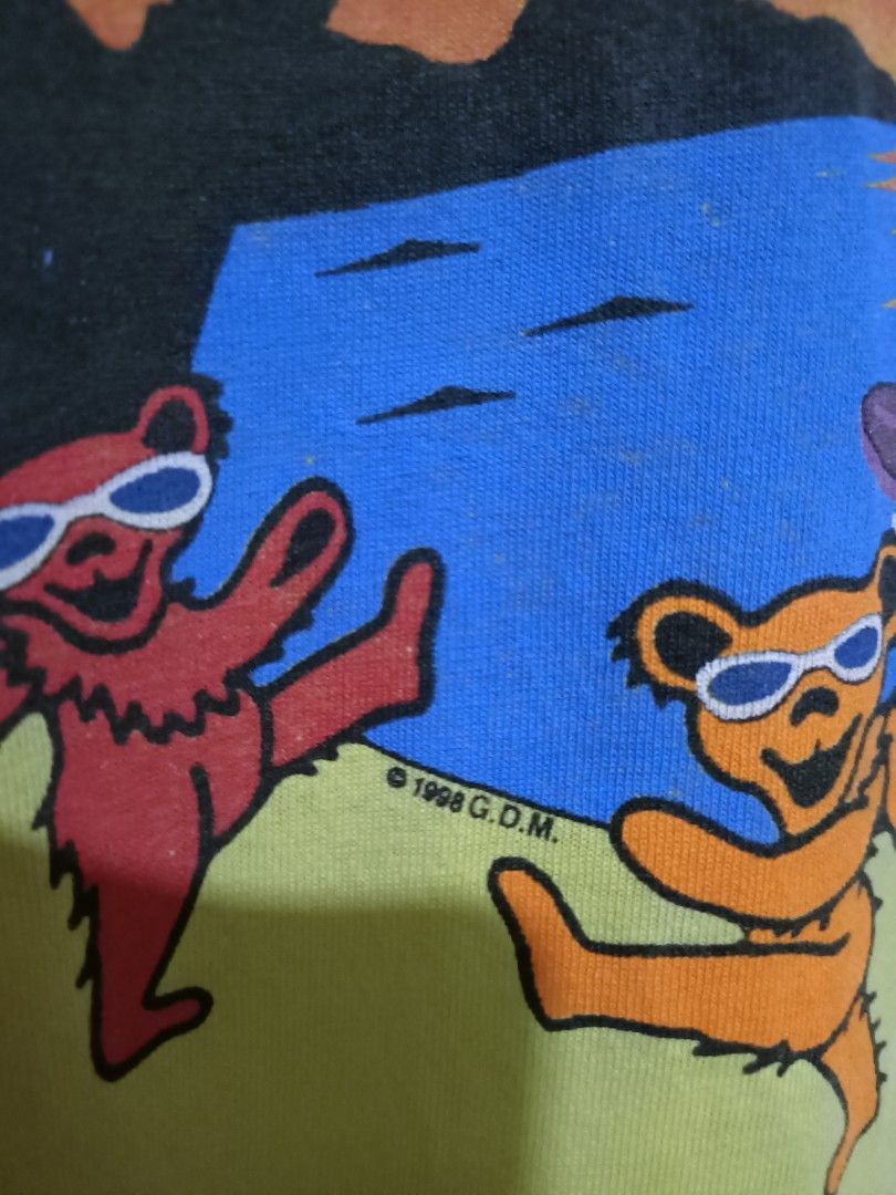 Grateful Dead Vintage 90s Grateful Dead Tie Dye Dancing Bears Tee Size US M / EU 48-50 / 2 - 4 Thumbnail