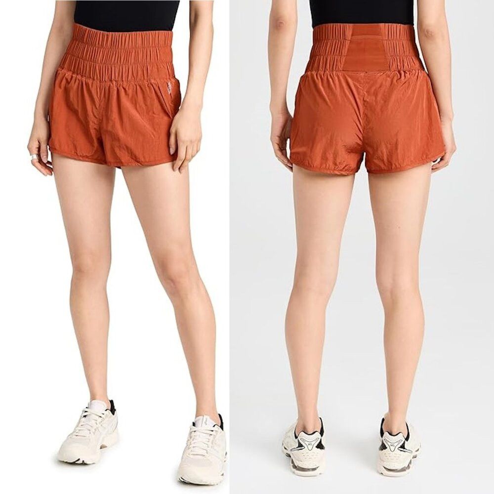 Free People New Free People Movement The Way Home Red Earth Shorts Size Size 34" / US 12 / IT 48 - 1 Thumbnail