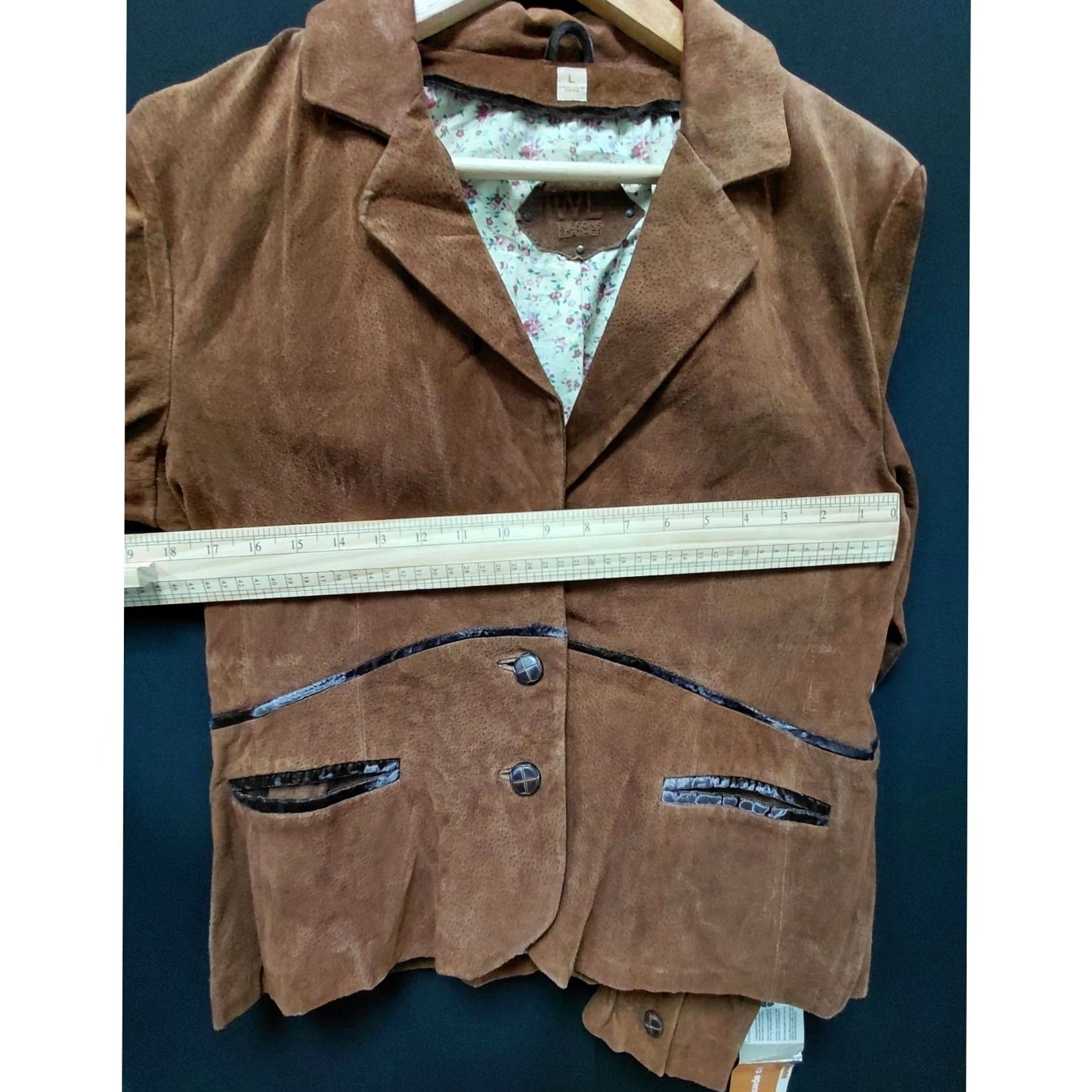 Vintage Wilsons Leather Jacket Brown Solid Long Sleeve Women Size L Size L / US 10 / IT 46 - 6 Thumbnail