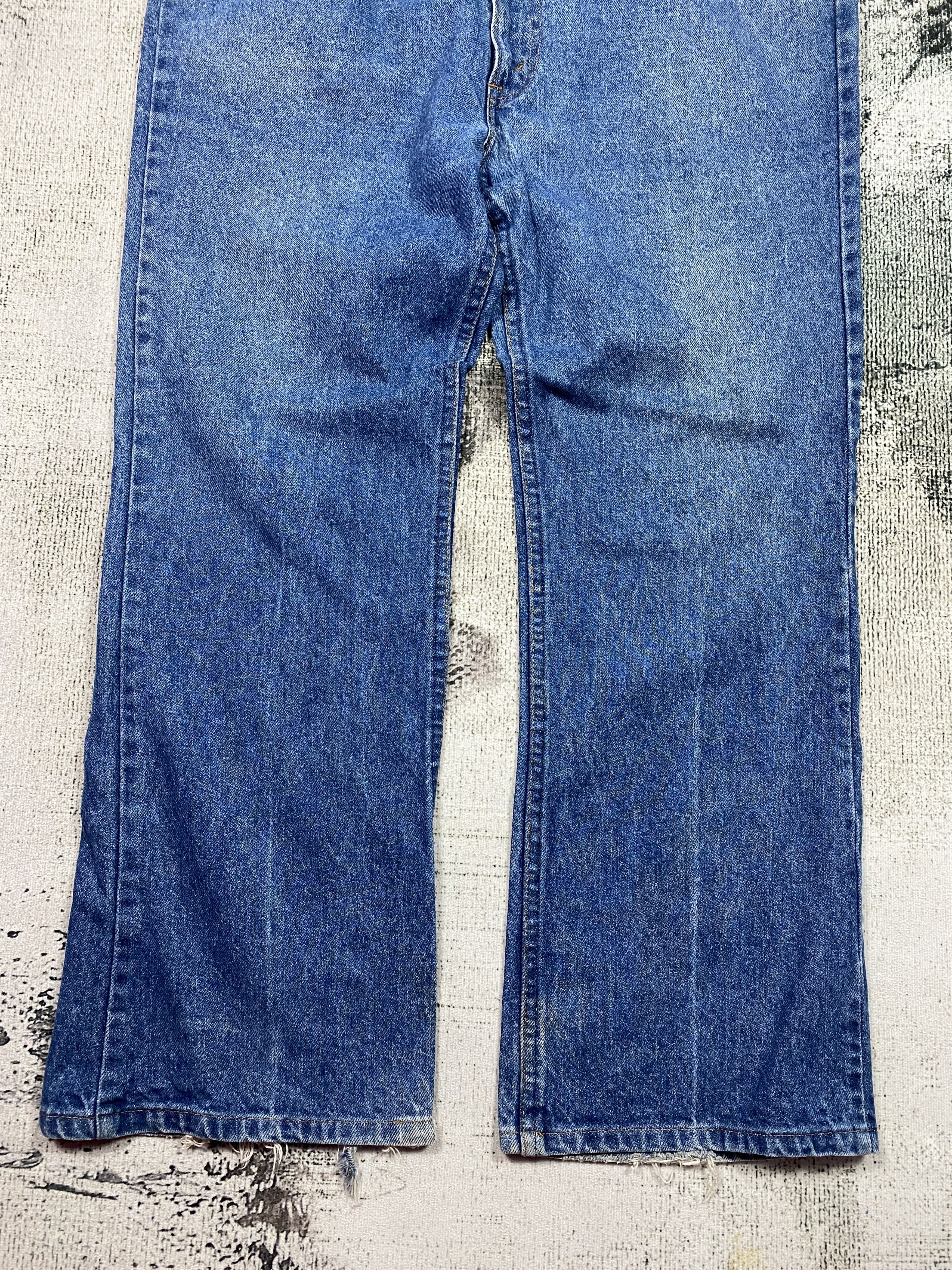 Levi's SICKS💥 517 Jeans 80s Bootcut Distressed Vintage Orange Tab Size US 38 / EU 54 - 4 Thumbnail