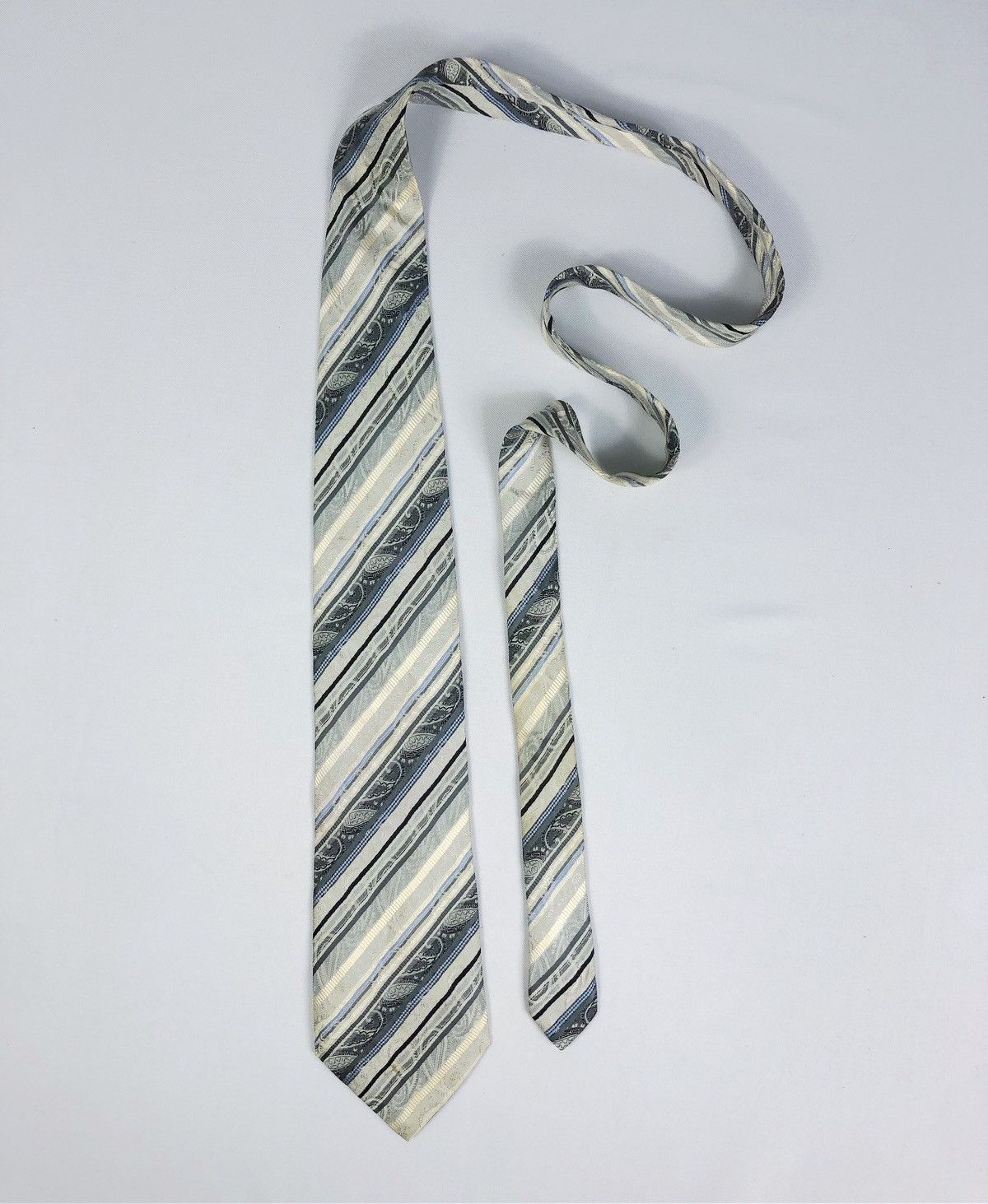 Balmain Rare Balmain Silk Tie Size ONE SIZE - 2 Thumbnail