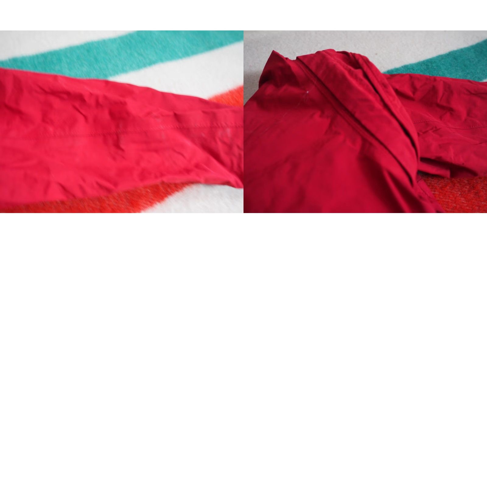 The North Face The North Face Jacket Womens L Red Full Zip Nylon Coat Belted Hyvent Rain Coat Outdoor 90s? Size L / US 10 / IT 46 - 8 Thumbnail