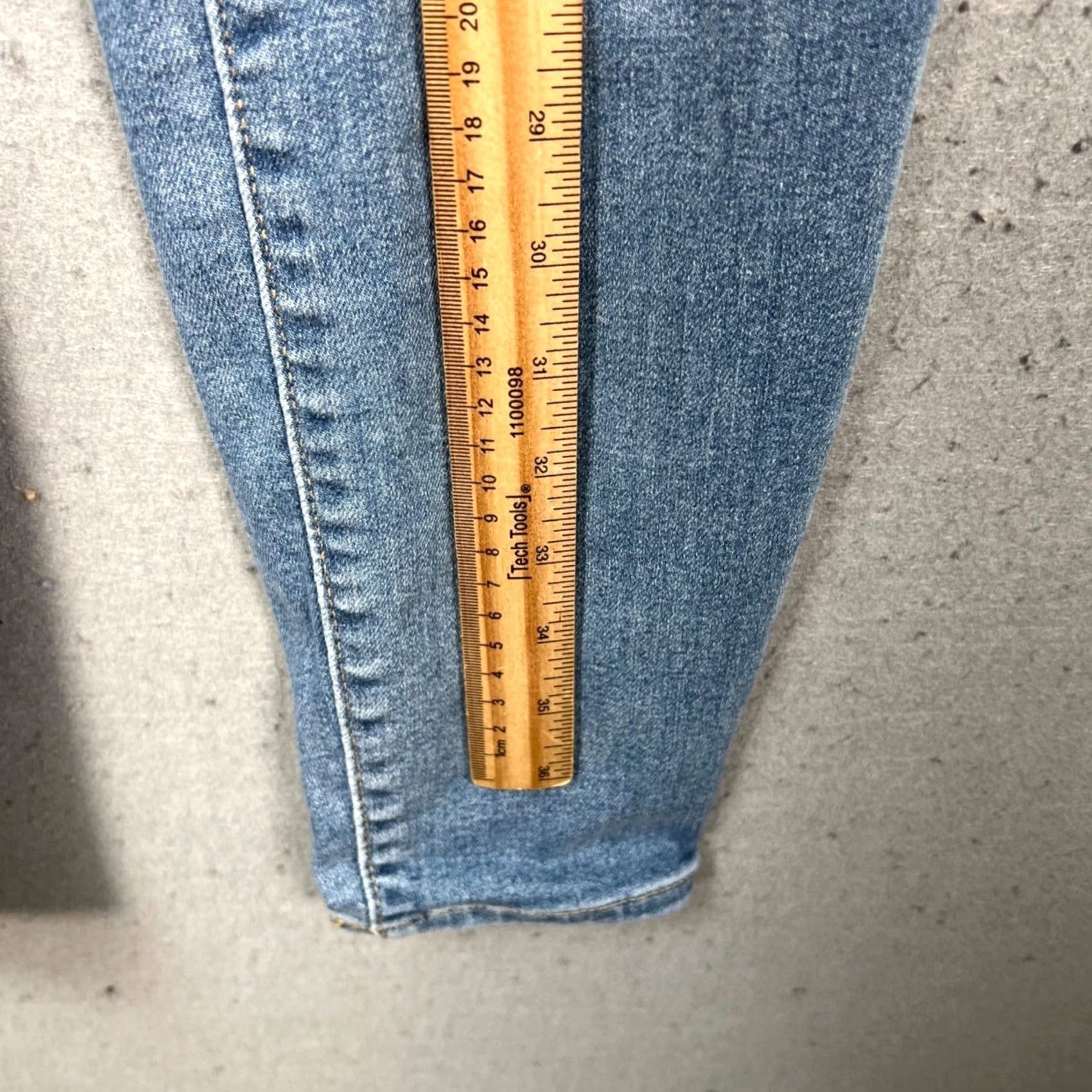Everlane Everlane Womens Size 28 The Way High Skinny Jeans Organic Denim Blue Cotton Blend Denim Stretch 5-Pocket Womens Jeans Boys Womens 28? Size 28" / US 6 / IT 42 - 6 Thumbnail