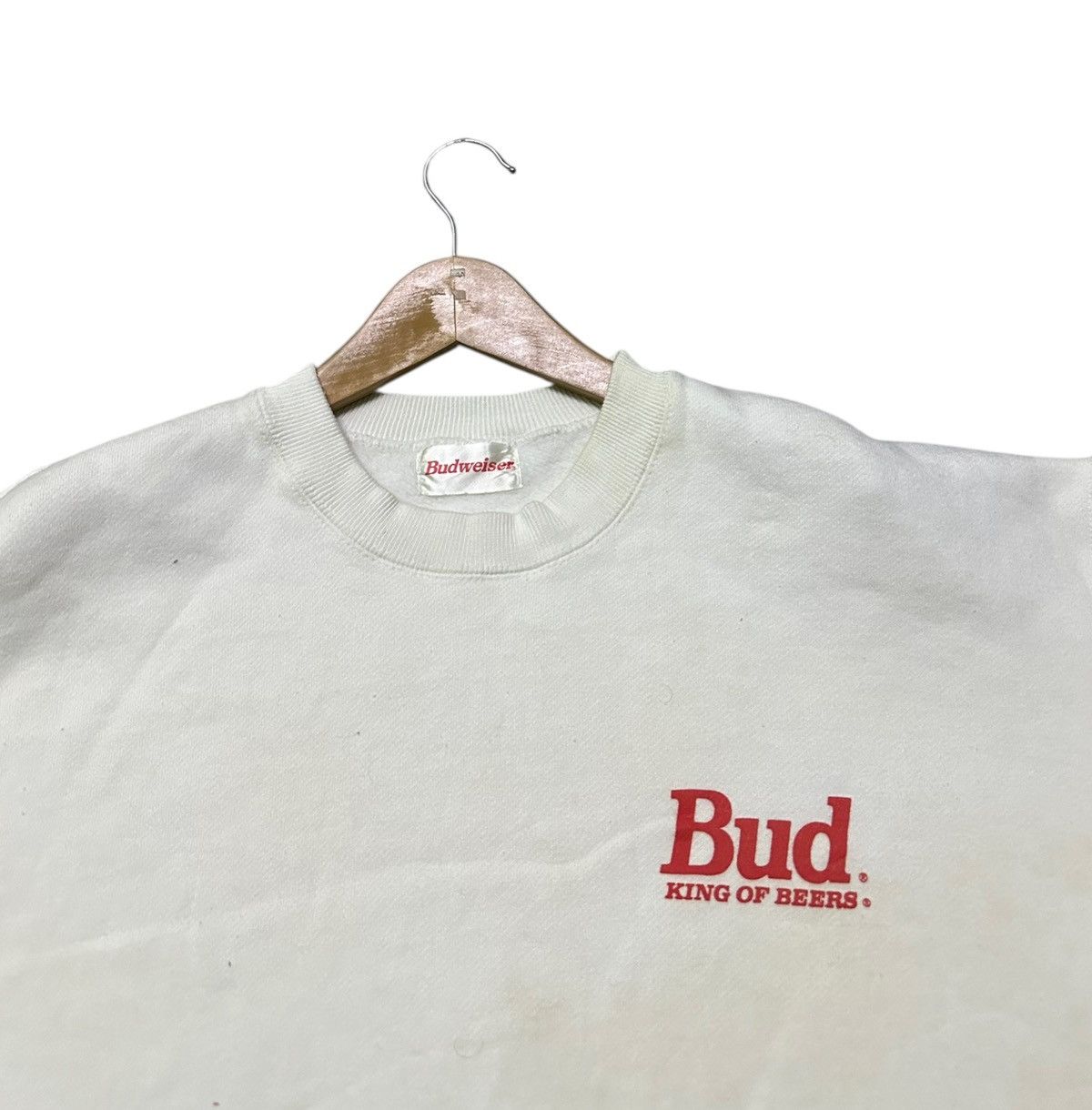Budweiser Vintage 90s Budweiser snowboard circus crewned sweatshirt Size US L / EU 52-54 / 3 - 4 Thumbnail