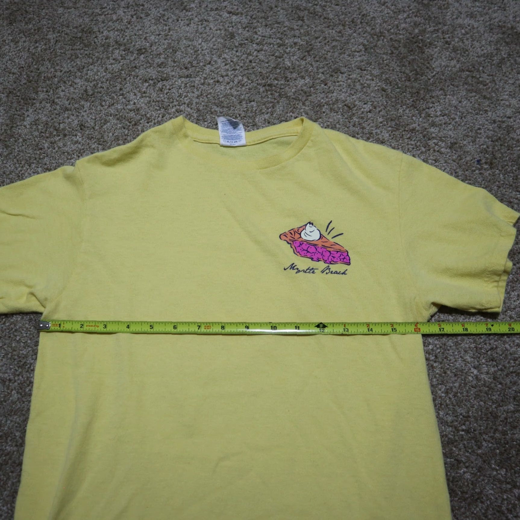 Delta Myrtle Beach South Carolina Southern Sweet Yellow Tee T-Shirt Size S Small Size US S / EU 44-46 / 1 - 4 Thumbnail