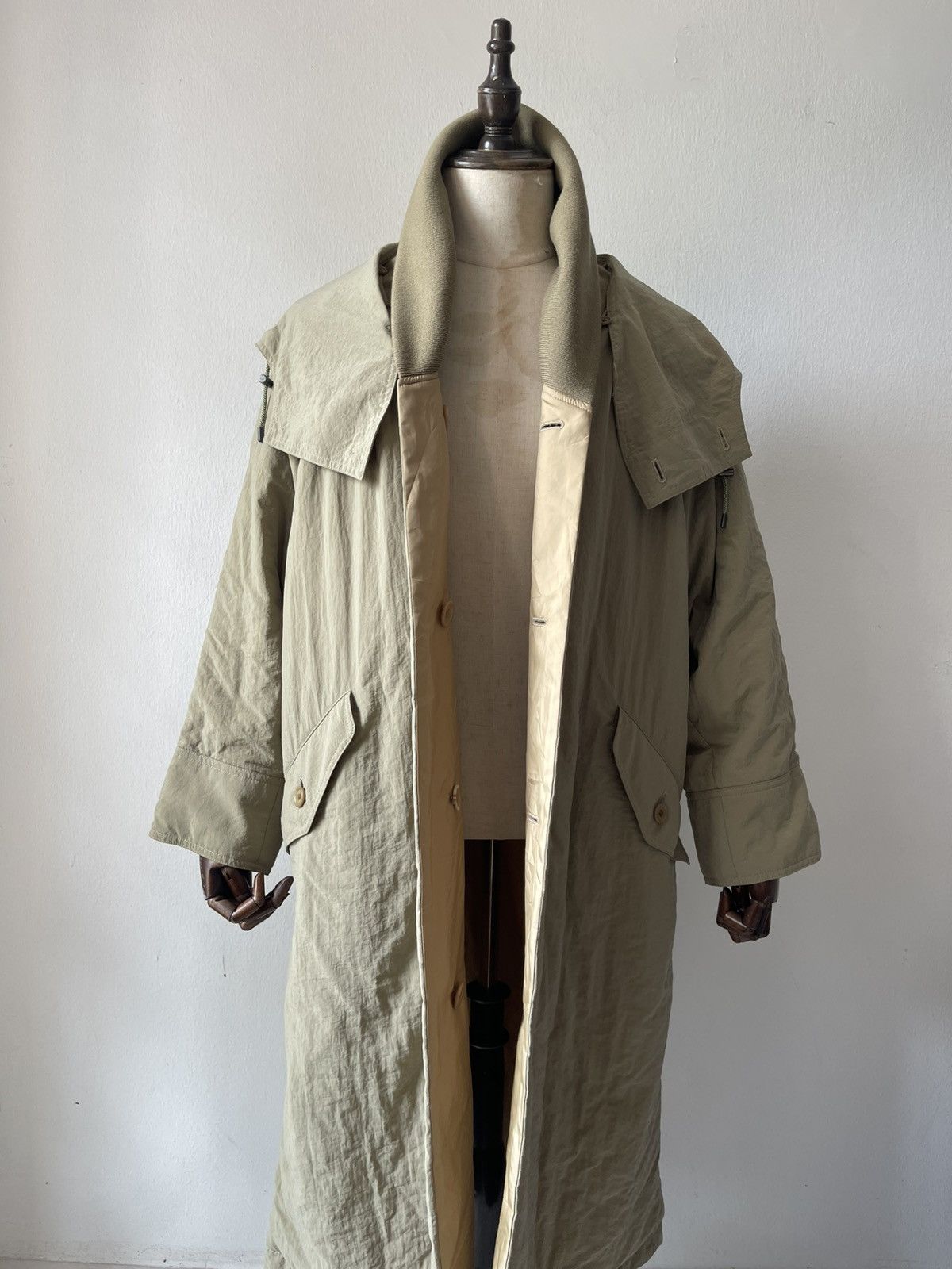 Issey Miyake Rare Plantation Issey Miyake Reversible Long Jacket Size US XL / EU 56 / 4 - 8 Thumbnail