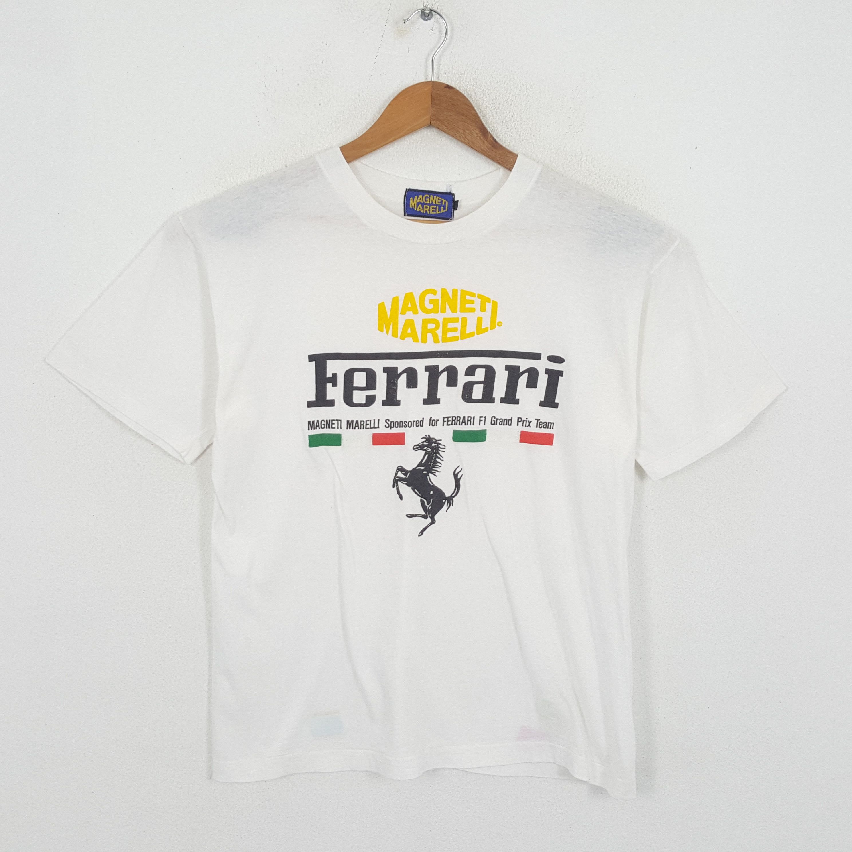 Vintage Vintage MAGNETI MARELLI FERRARI Formula One T-Shirts | Grailed