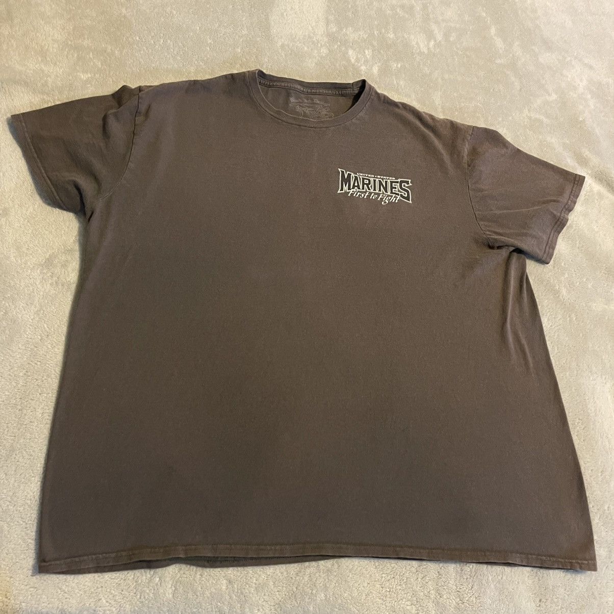 Other USA Marines Shirt Men XL Gray Graphic Workout Streetwear Tee Size US XL / EU 56 / 4 - 2 Thumbnail